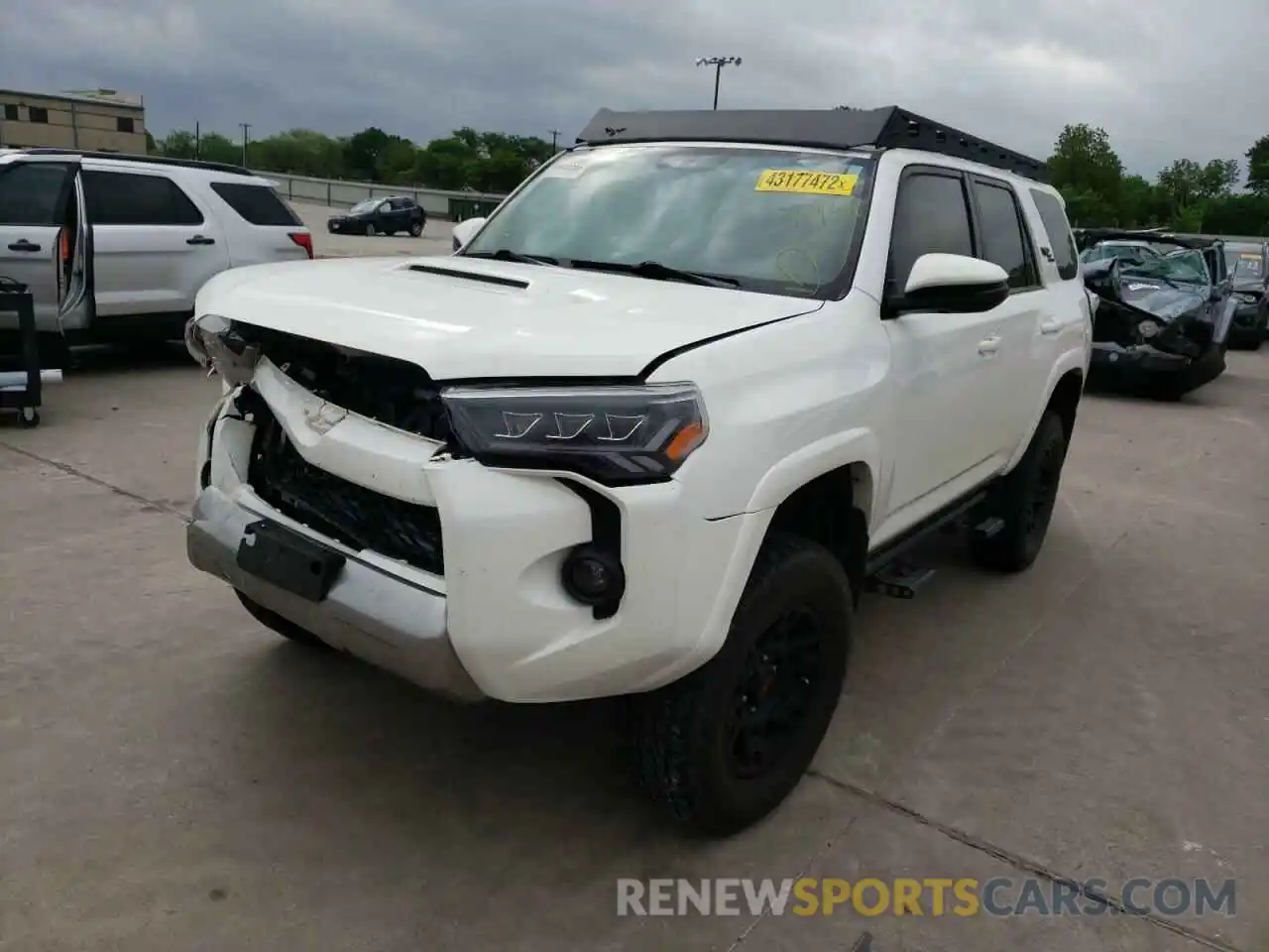 2 Photograph of a damaged car JTEBU5JRXK5714372 TOYOTA 4RUNNER 2019