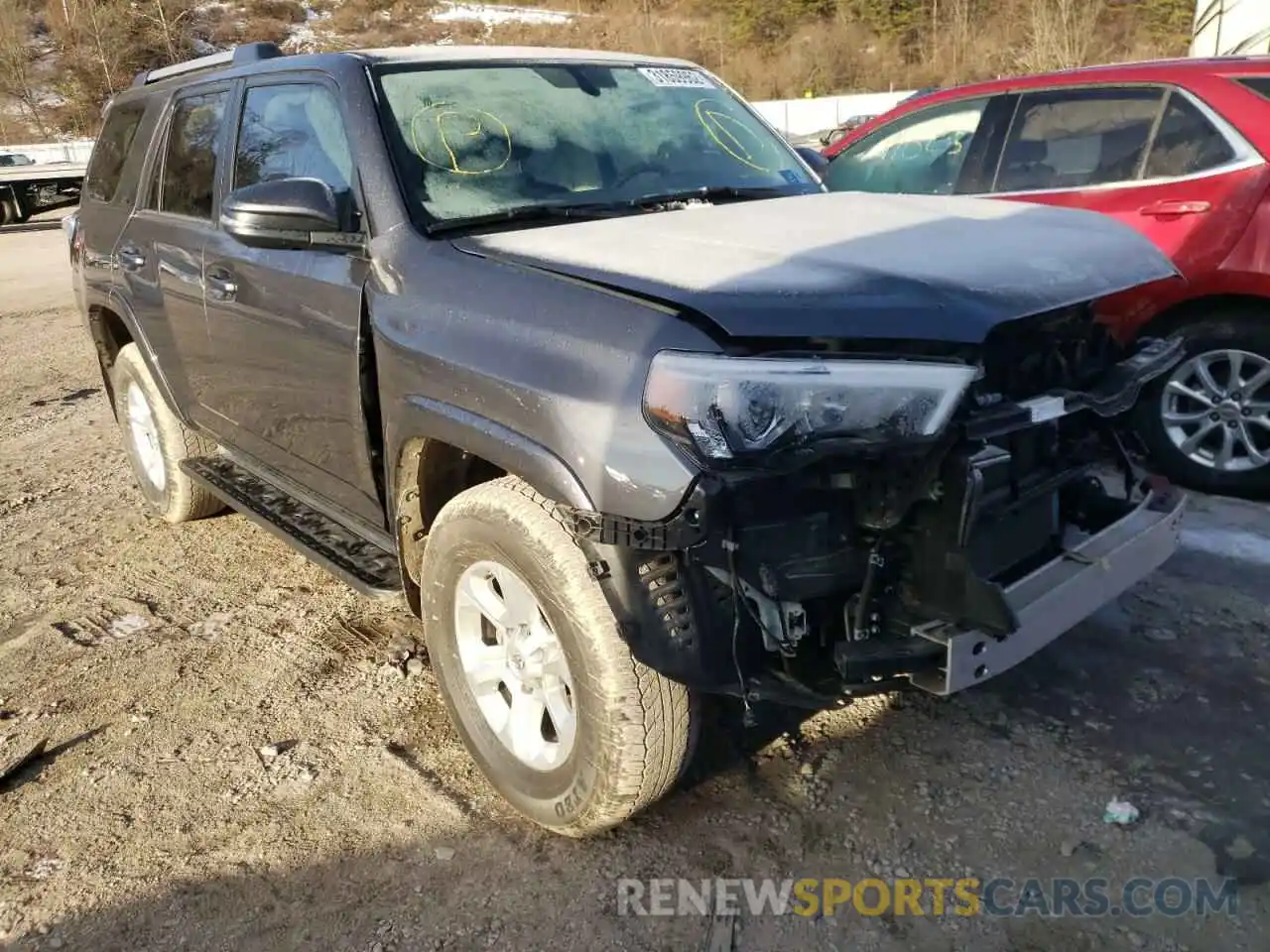 1 Photograph of a damaged car JTEBU5JRXK5722410 TOYOTA 4RUNNER 2019