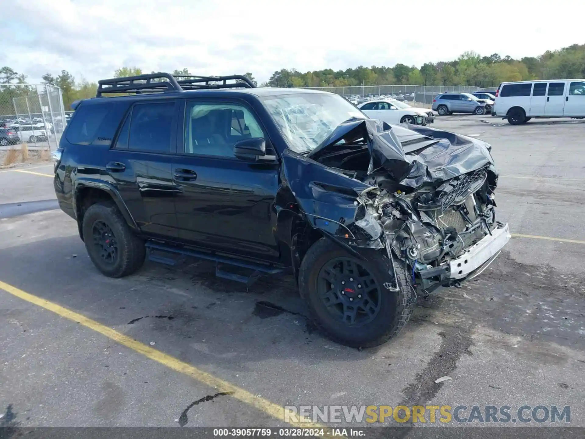 1 Photograph of a damaged car JTEBU5JRXK5725128 TOYOTA 4RUNNER 2019