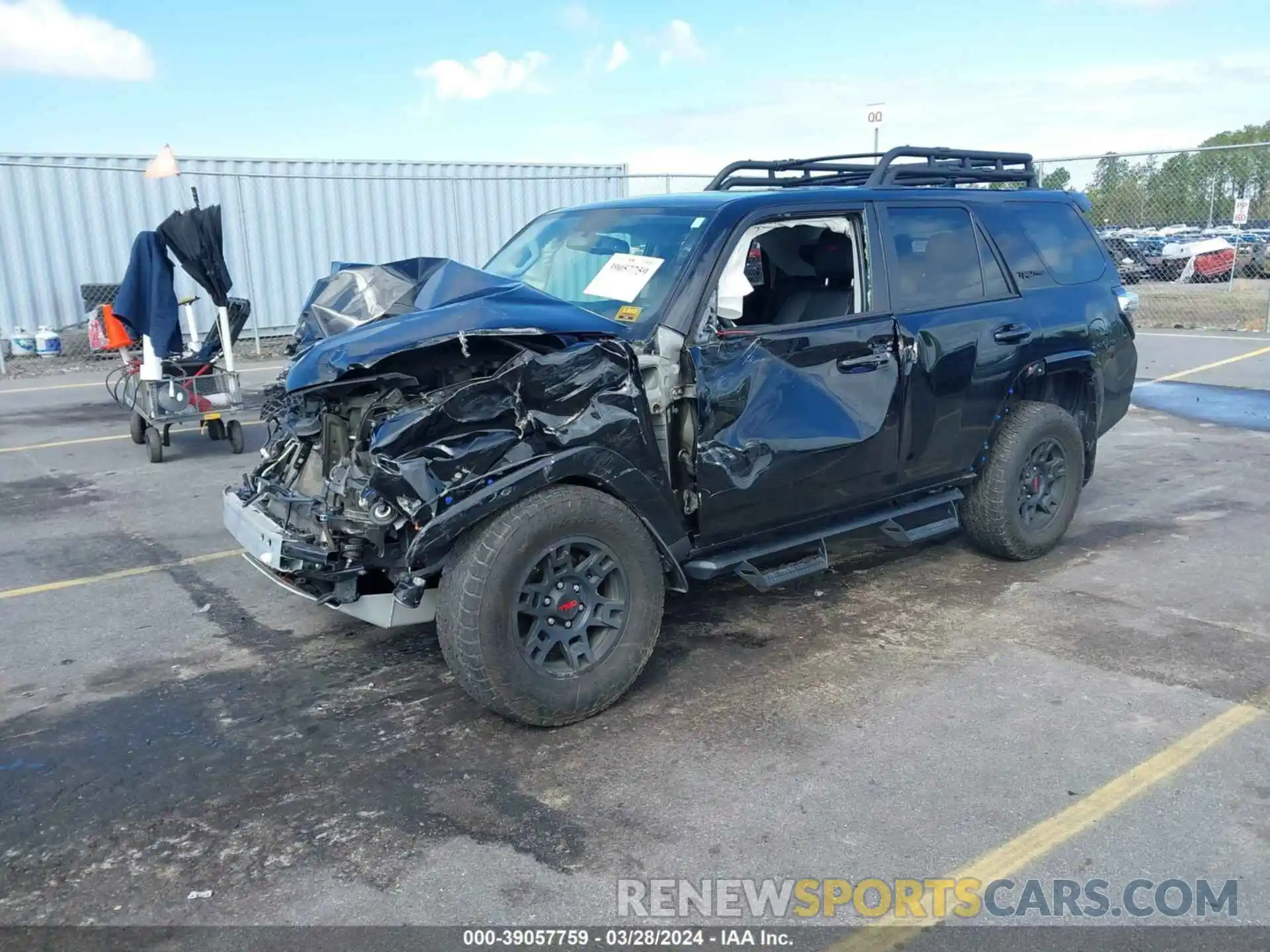 2 Photograph of a damaged car JTEBU5JRXK5725128 TOYOTA 4RUNNER 2019