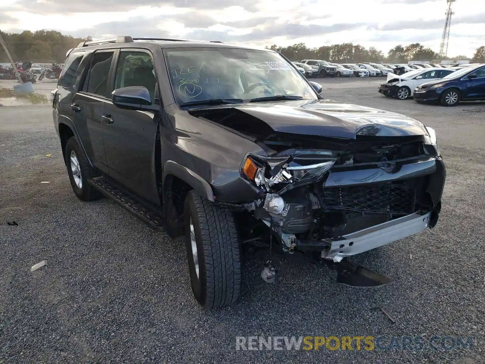 1 Photograph of a damaged car JTEBU5JRXK5728627 TOYOTA 4RUNNER 2019