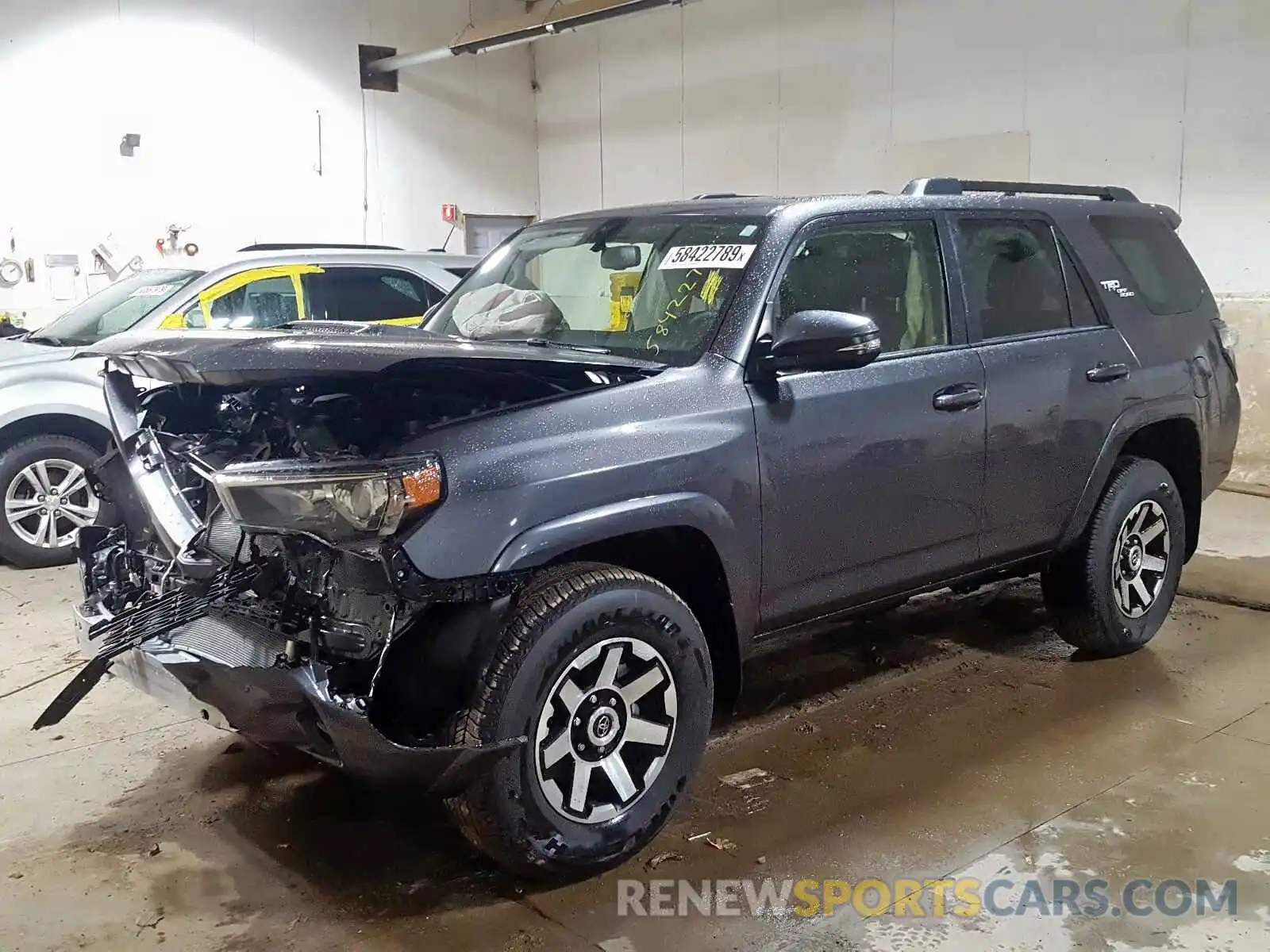 2 Photograph of a damaged car JTEBU5JRXK5729681 TOYOTA 4RUNNER 2019