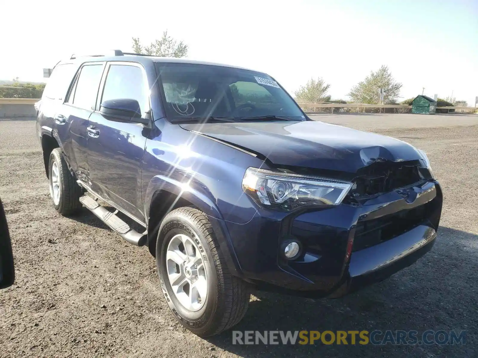 1 Photograph of a damaged car JTEBU5JRXK5730751 TOYOTA 4RUNNER 2019