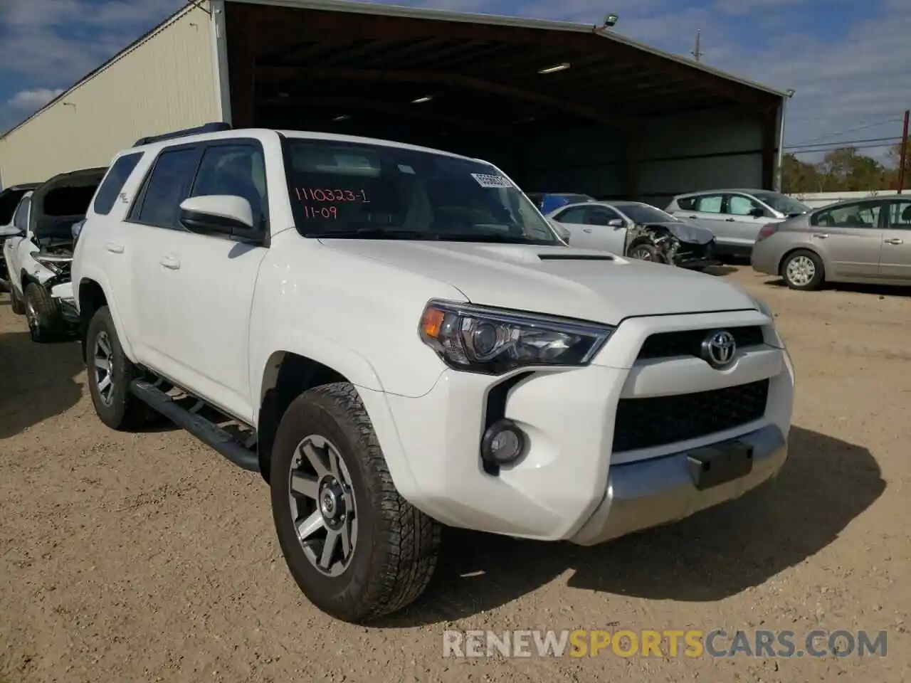 1 Photograph of a damaged car JTEBU5JRXK5730846 TOYOTA 4RUNNER 2019