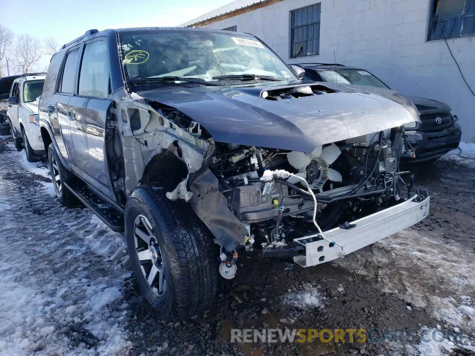 1 Photograph of a damaged car JTEBU5JRXK5733133 TOYOTA 4RUNNER 2019