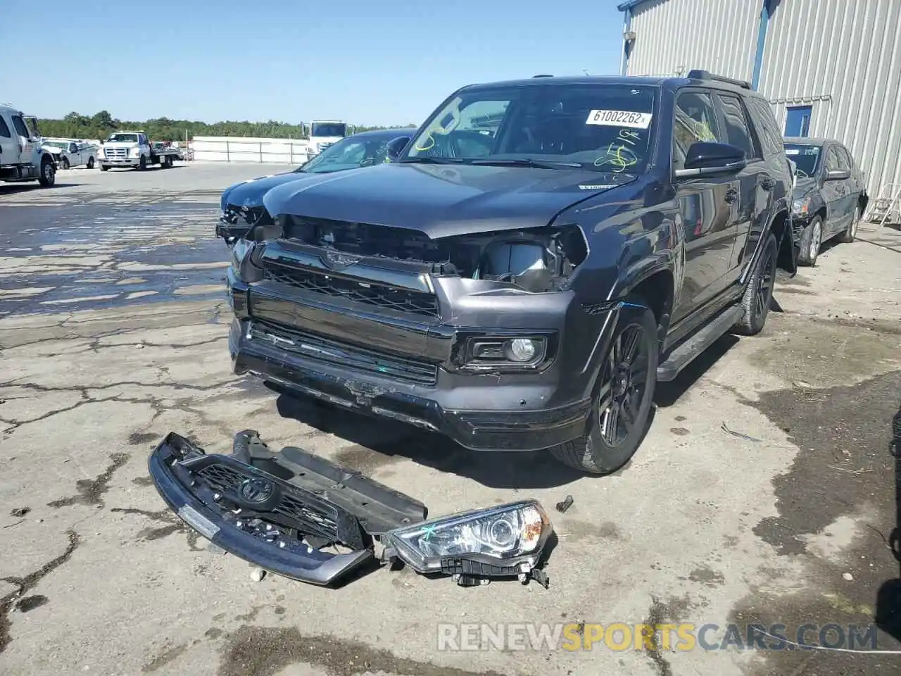 2 Фотография поврежденного автомобиля JTEBU5JRXK5736615 TOYOTA 4RUNNER 2019