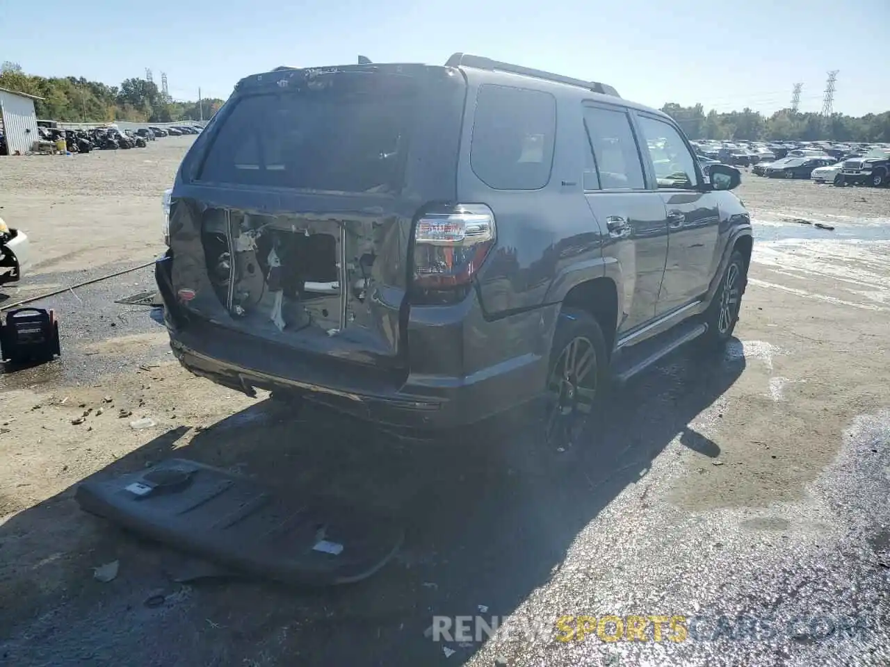 4 Фотография поврежденного автомобиля JTEBU5JRXK5736615 TOYOTA 4RUNNER 2019