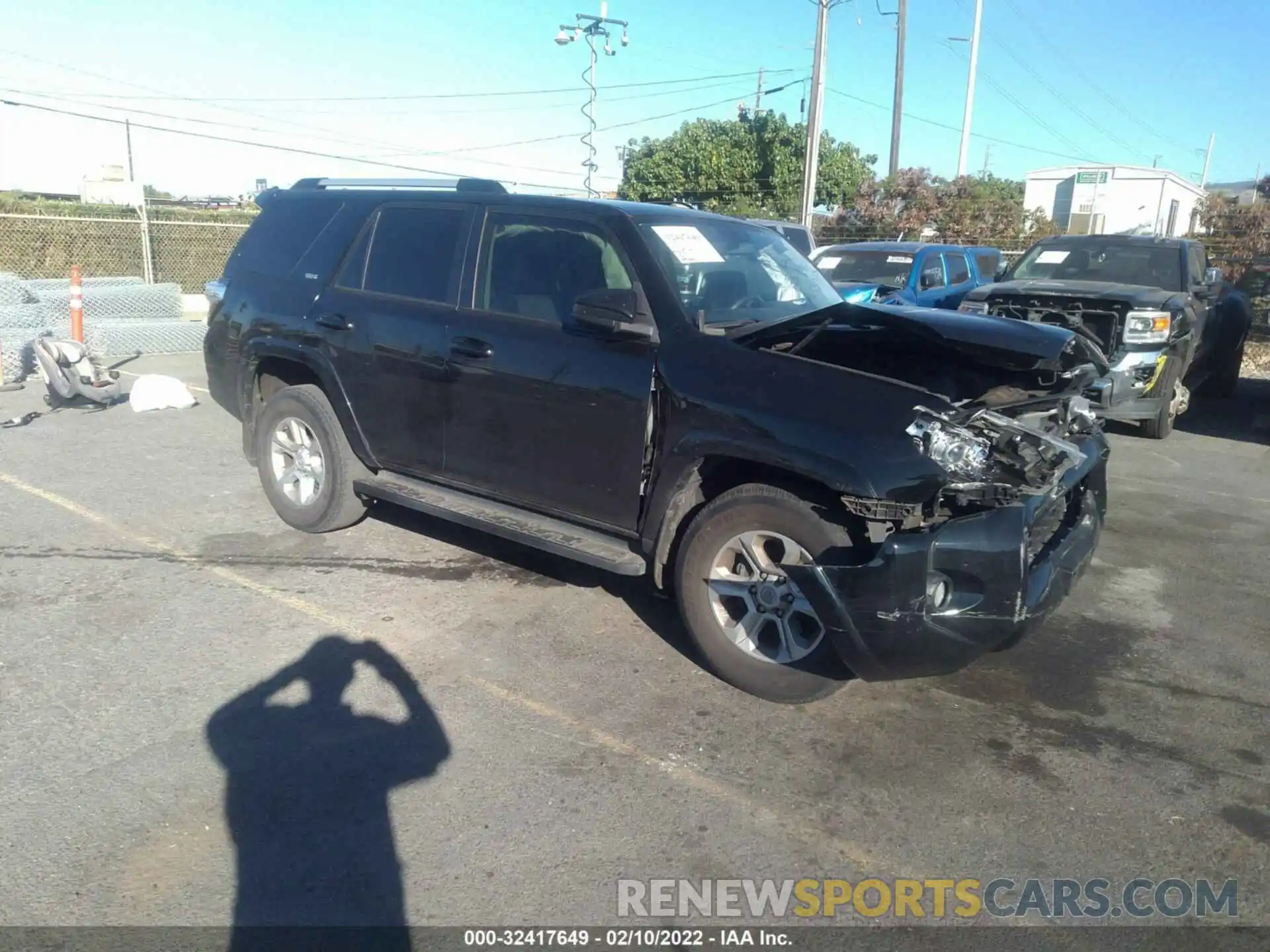 1 Photograph of a damaged car JTEZU5JR0K5192110 TOYOTA 4RUNNER 2019