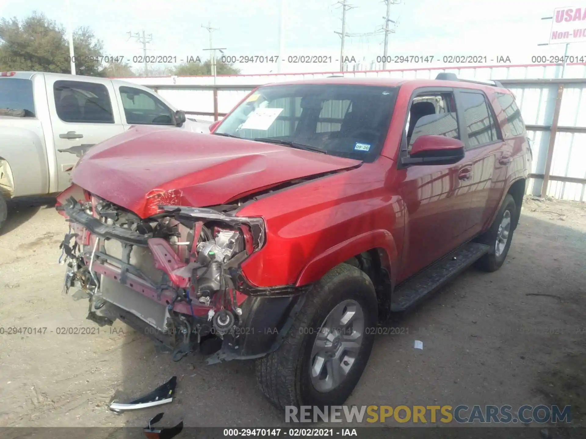 2 Фотография поврежденного автомобиля JTEZU5JR0K5192205 TOYOTA 4RUNNER 2019