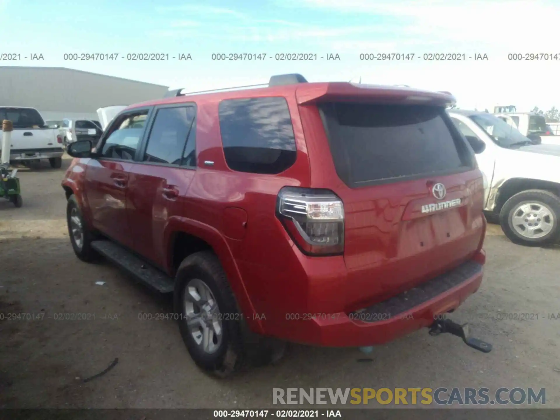 3 Фотография поврежденного автомобиля JTEZU5JR0K5192205 TOYOTA 4RUNNER 2019