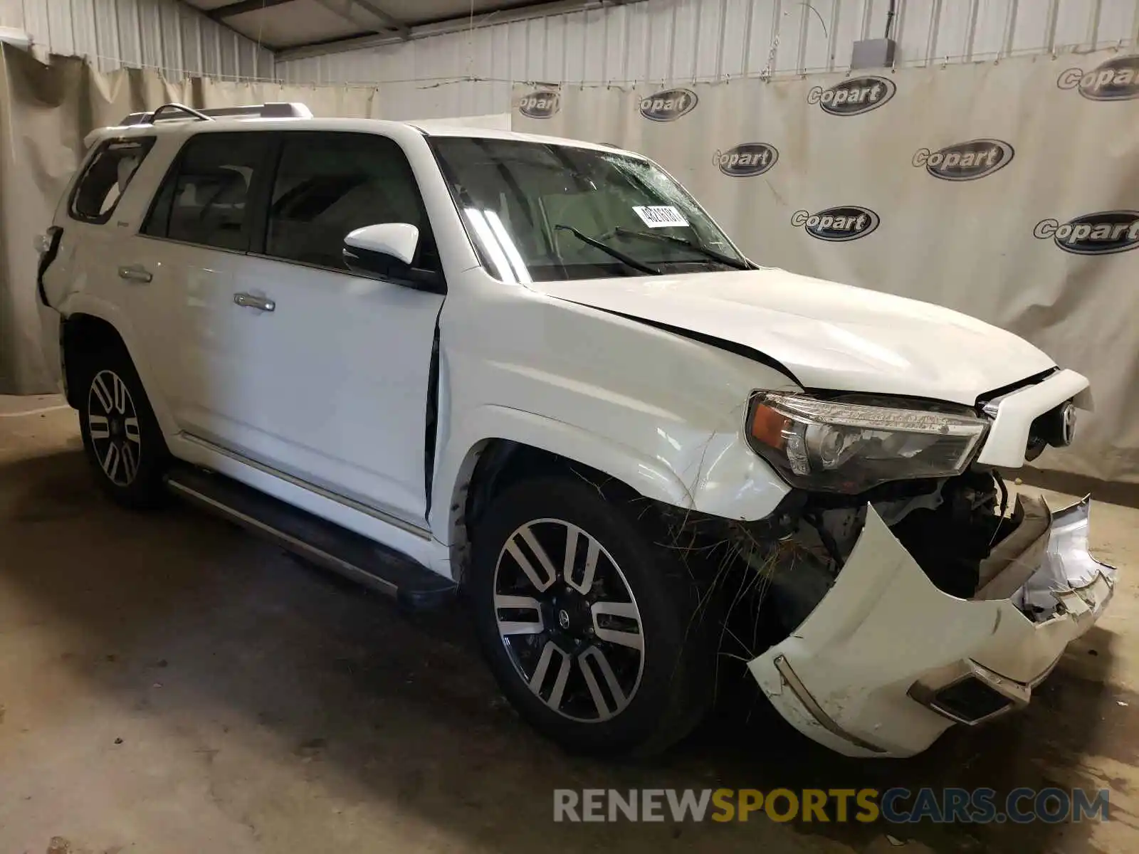 1 Photograph of a damaged car JTEZU5JR0K5194455 TOYOTA 4RUNNER 2019