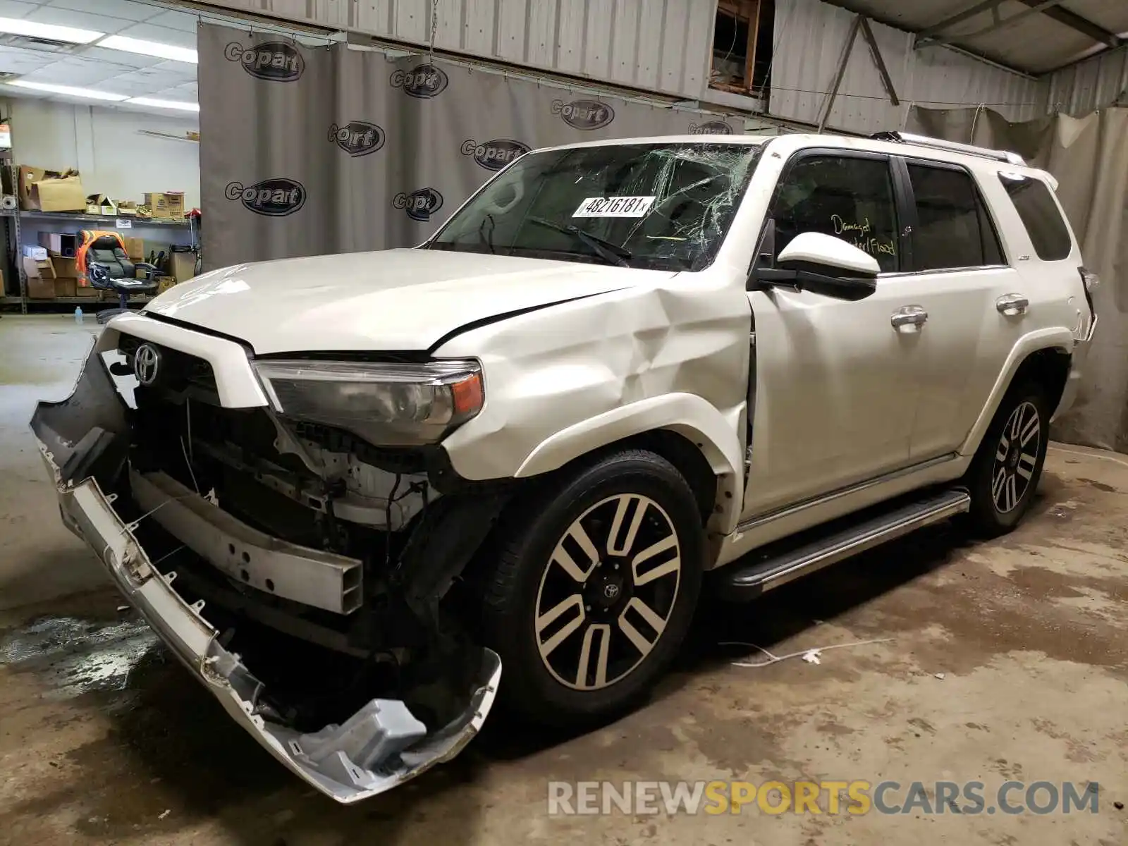 2 Photograph of a damaged car JTEZU5JR0K5194455 TOYOTA 4RUNNER 2019