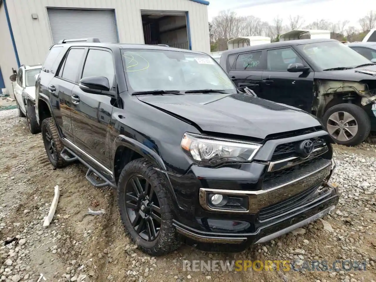 1 Photograph of a damaged car JTEZU5JR0K5196030 TOYOTA 4RUNNER 2019