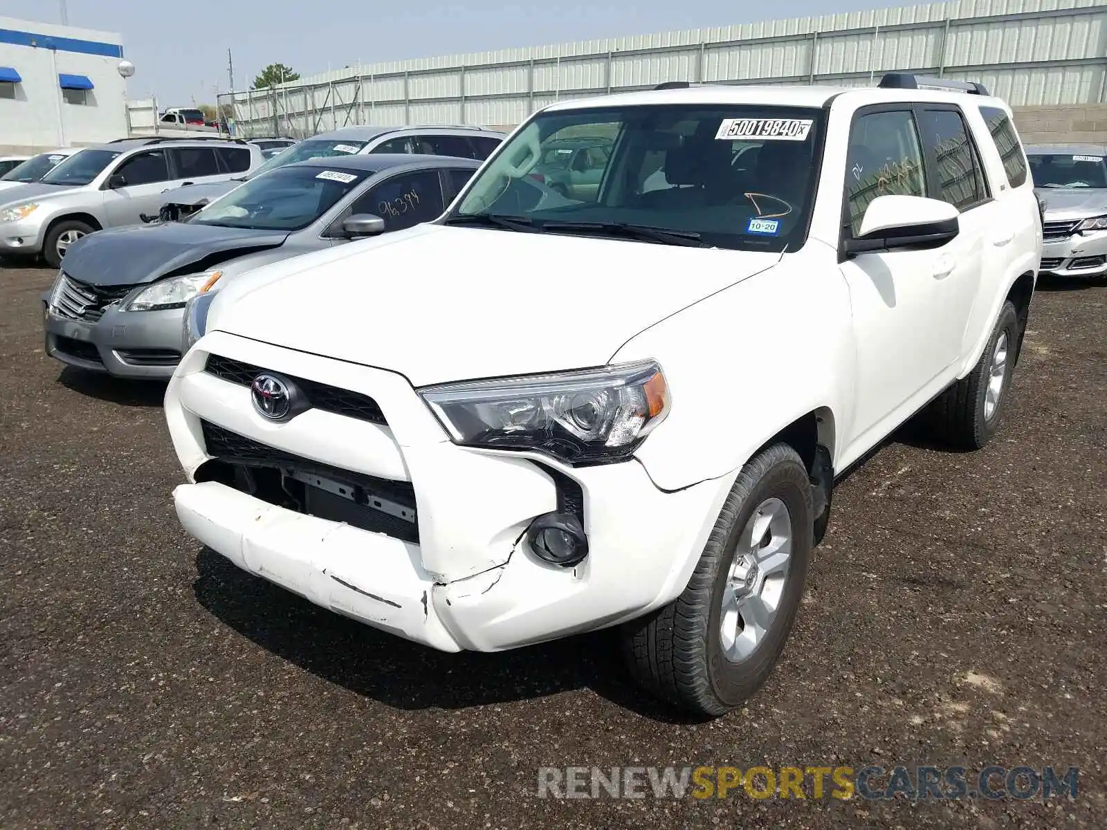 2 Photograph of a damaged car JTEZU5JR0K5197033 TOYOTA 4RUNNER 2019