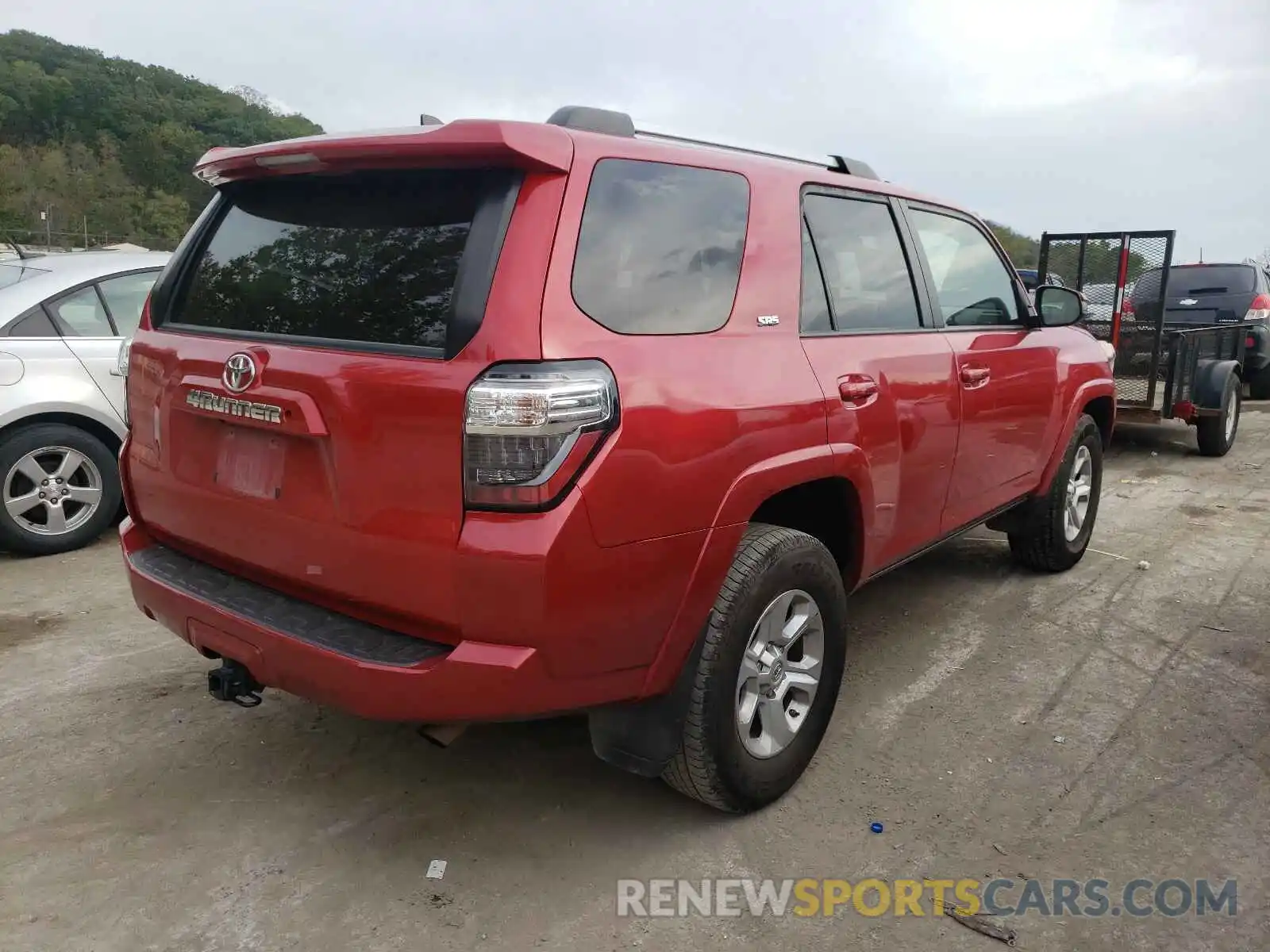 4 Фотография поврежденного автомобиля JTEZU5JR0K5197257 TOYOTA 4RUNNER 2019