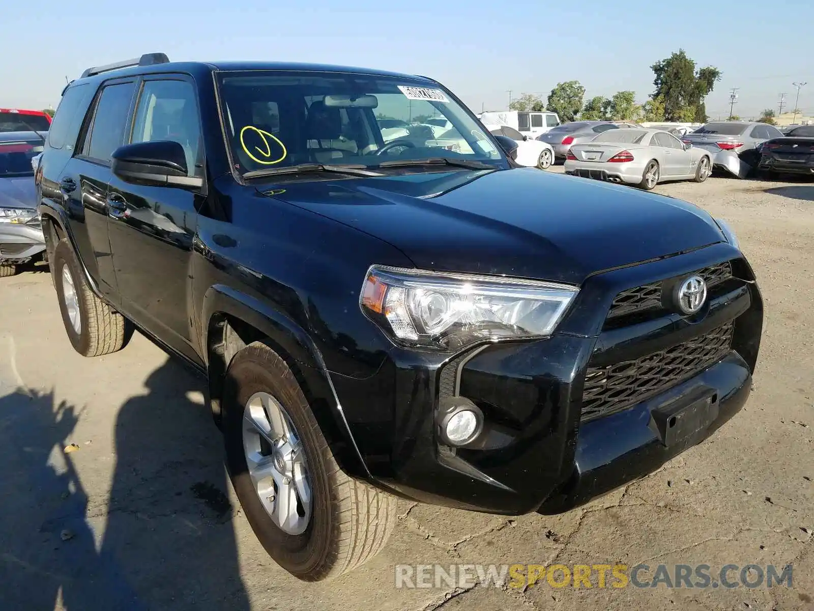 1 Photograph of a damaged car JTEZU5JR0K5197503 TOYOTA 4RUNNER 2019