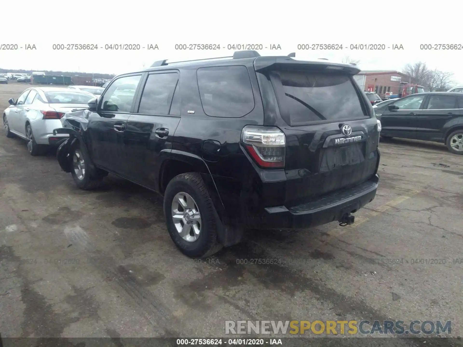 3 Photograph of a damaged car JTEZU5JR0K5197825 TOYOTA 4RUNNER 2019