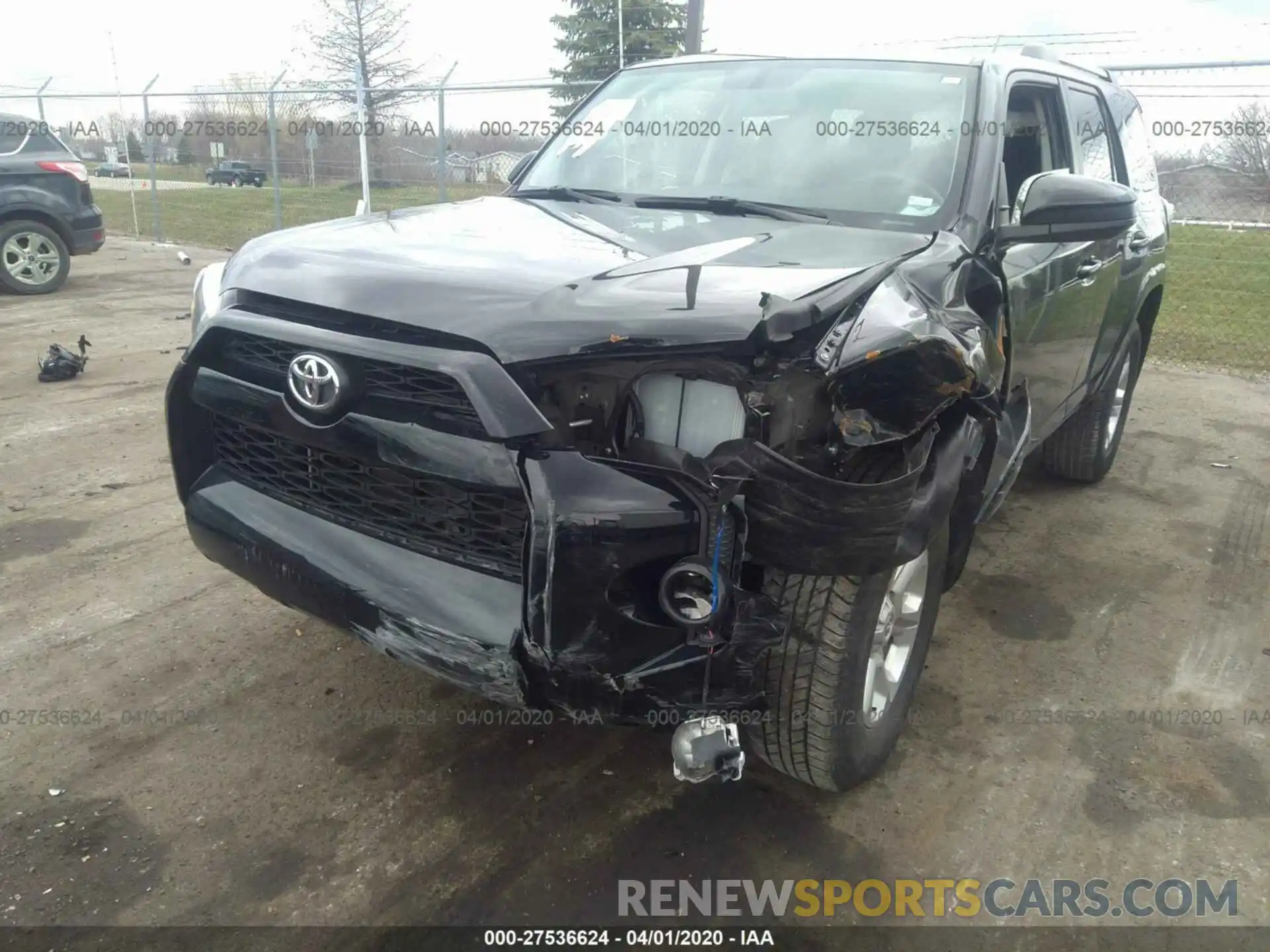 6 Photograph of a damaged car JTEZU5JR0K5197825 TOYOTA 4RUNNER 2019