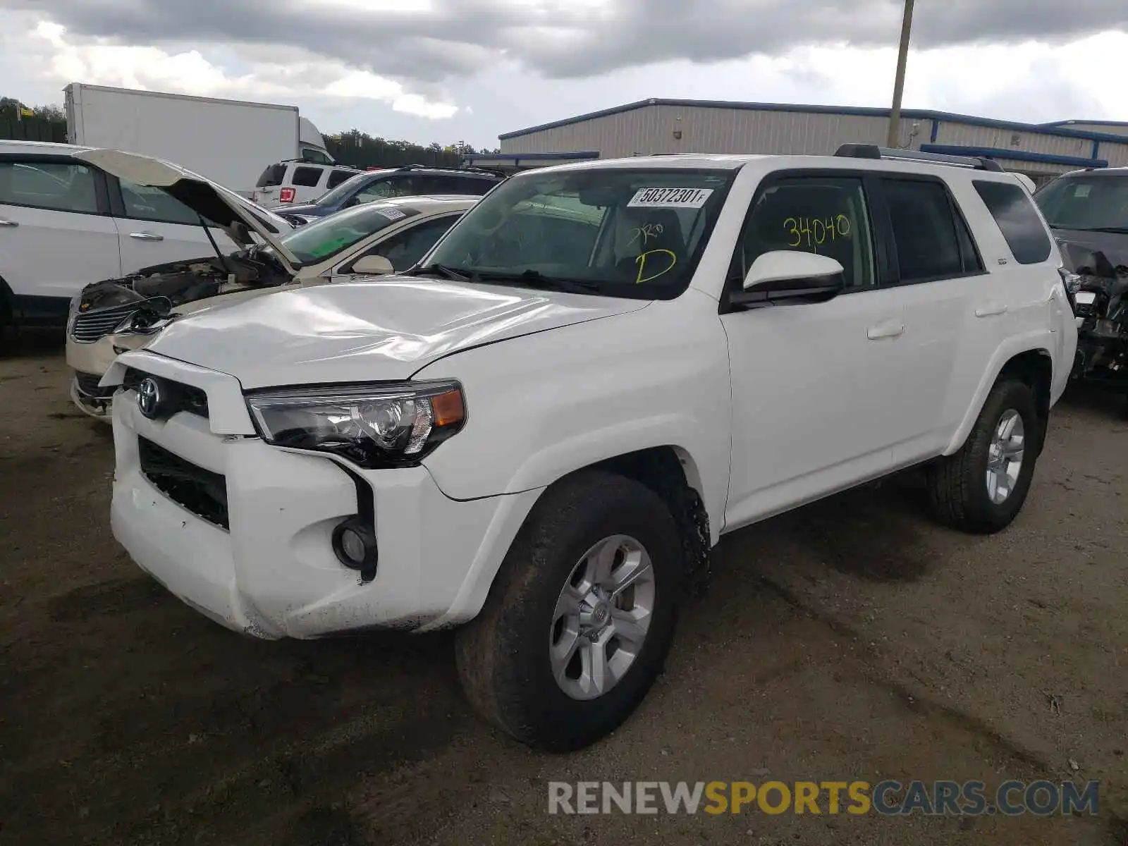 2 Фотография поврежденного автомобиля JTEZU5JR0K5198117 TOYOTA 4RUNNER 2019