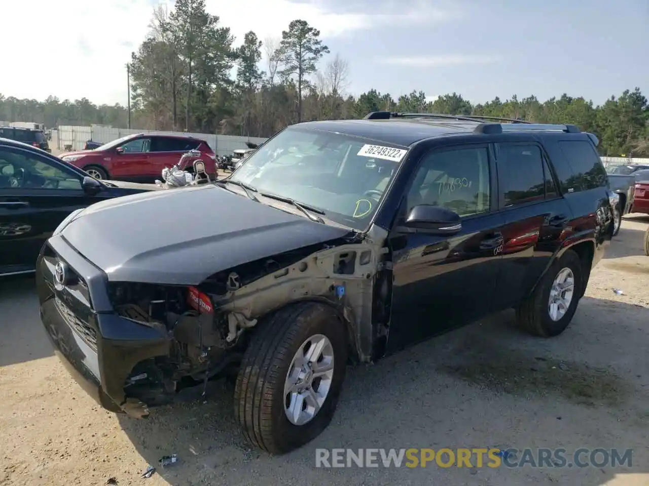 2 Photograph of a damaged car JTEZU5JR0K5201145 TOYOTA 4RUNNER 2019