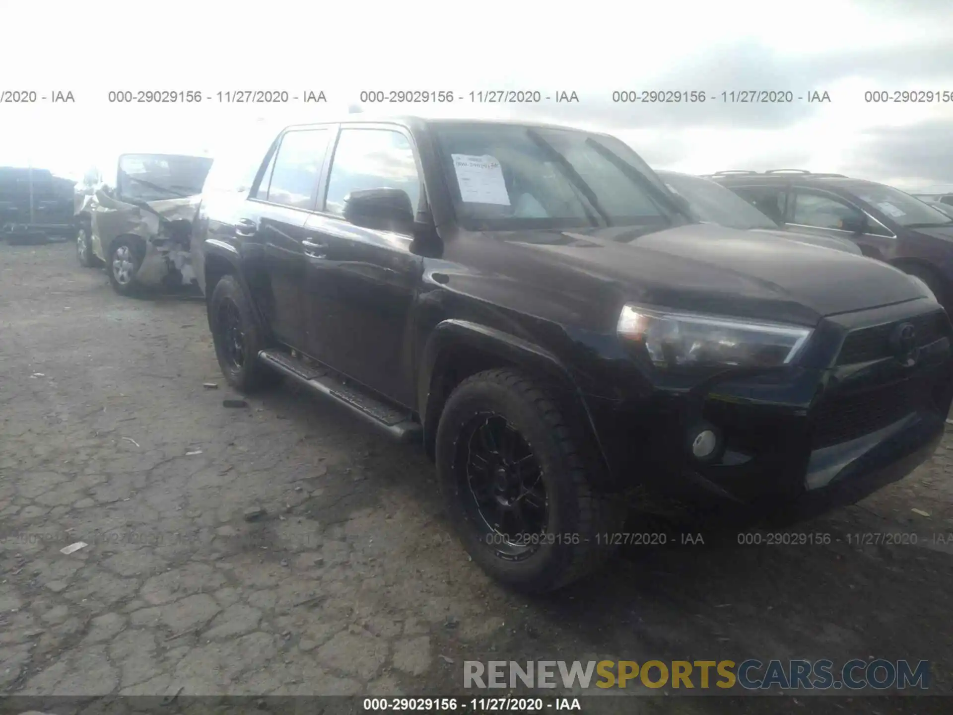 1 Photograph of a damaged car JTEZU5JR0K5201369 TOYOTA 4RUNNER 2019