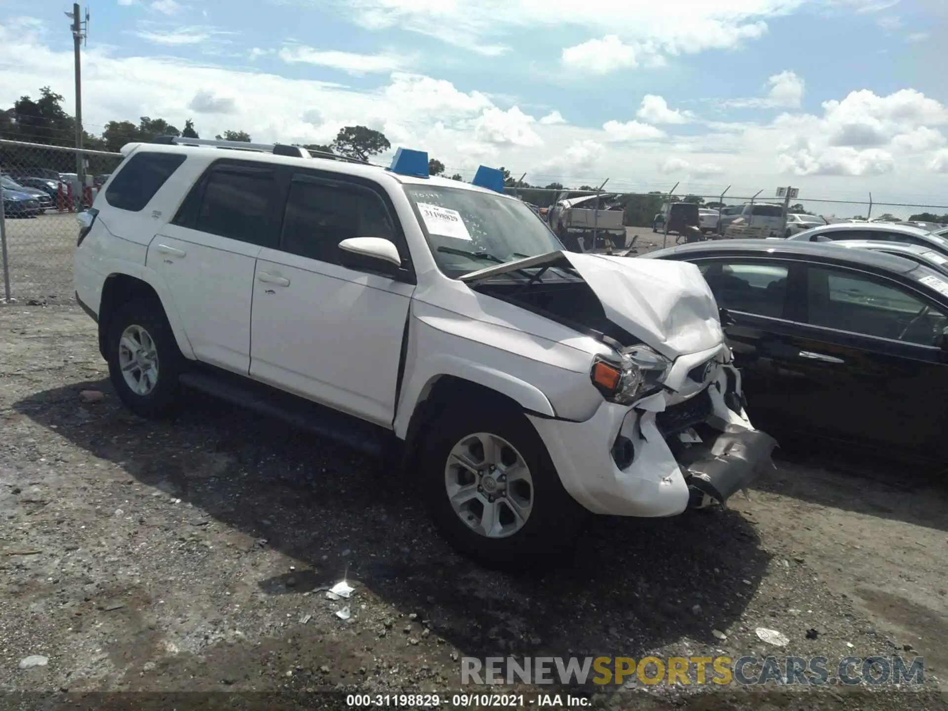 1 Photograph of a damaged car JTEZU5JR0K5202165 TOYOTA 4RUNNER 2019