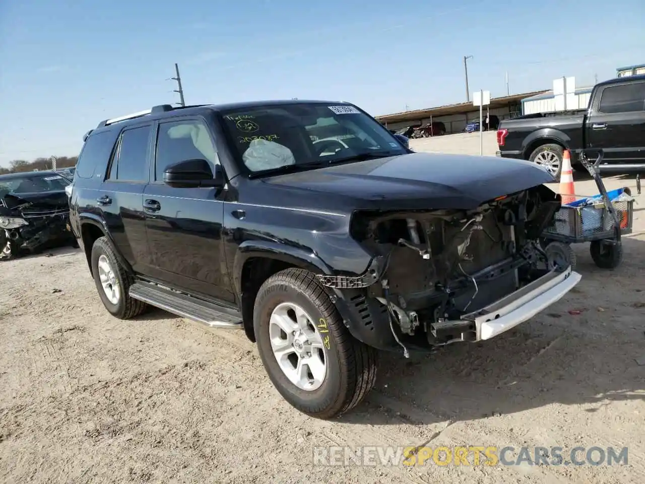 1 Photograph of a damaged car JTEZU5JR0K5203087 TOYOTA 4RUNNER 2019