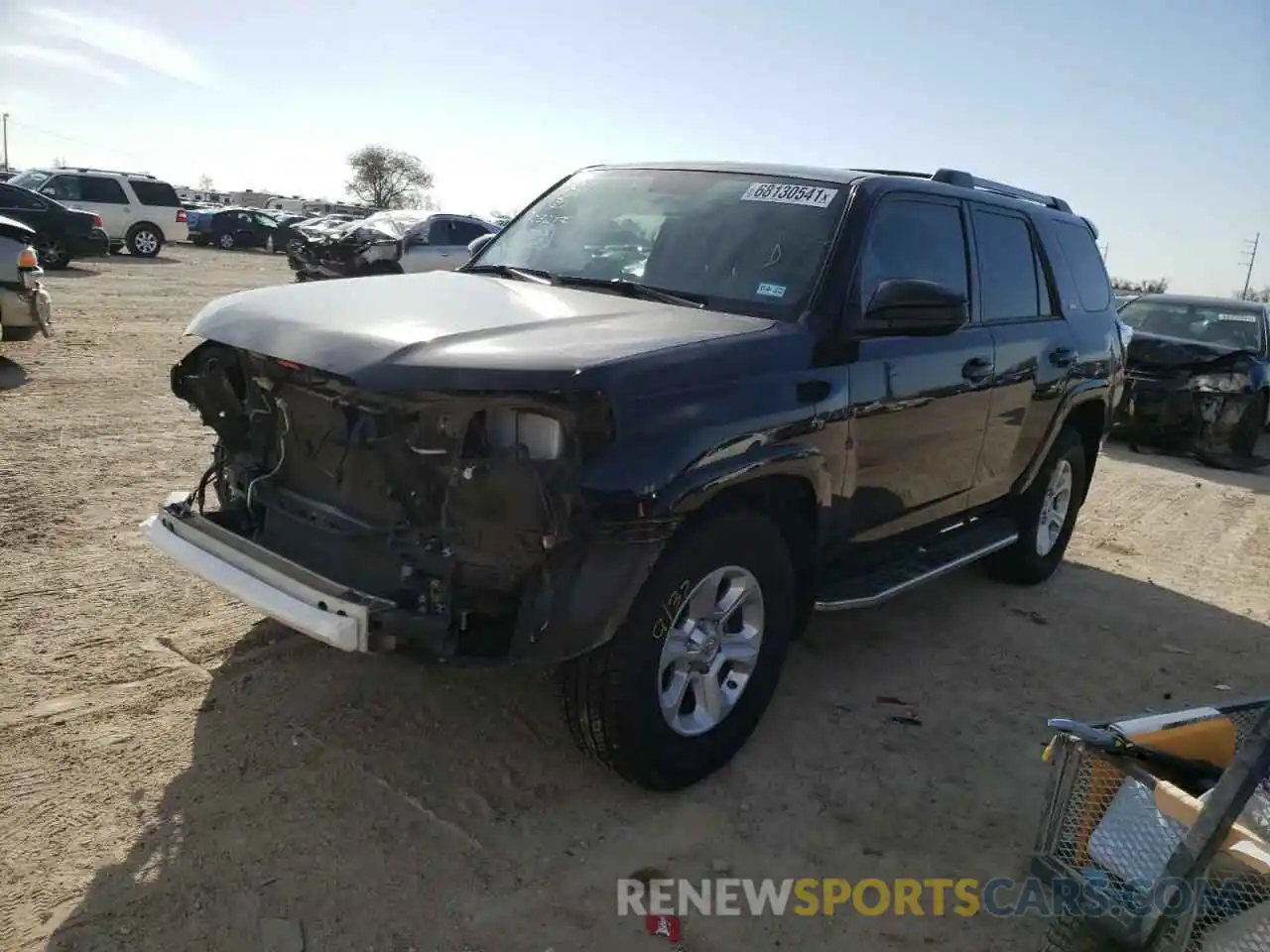 2 Photograph of a damaged car JTEZU5JR0K5203087 TOYOTA 4RUNNER 2019