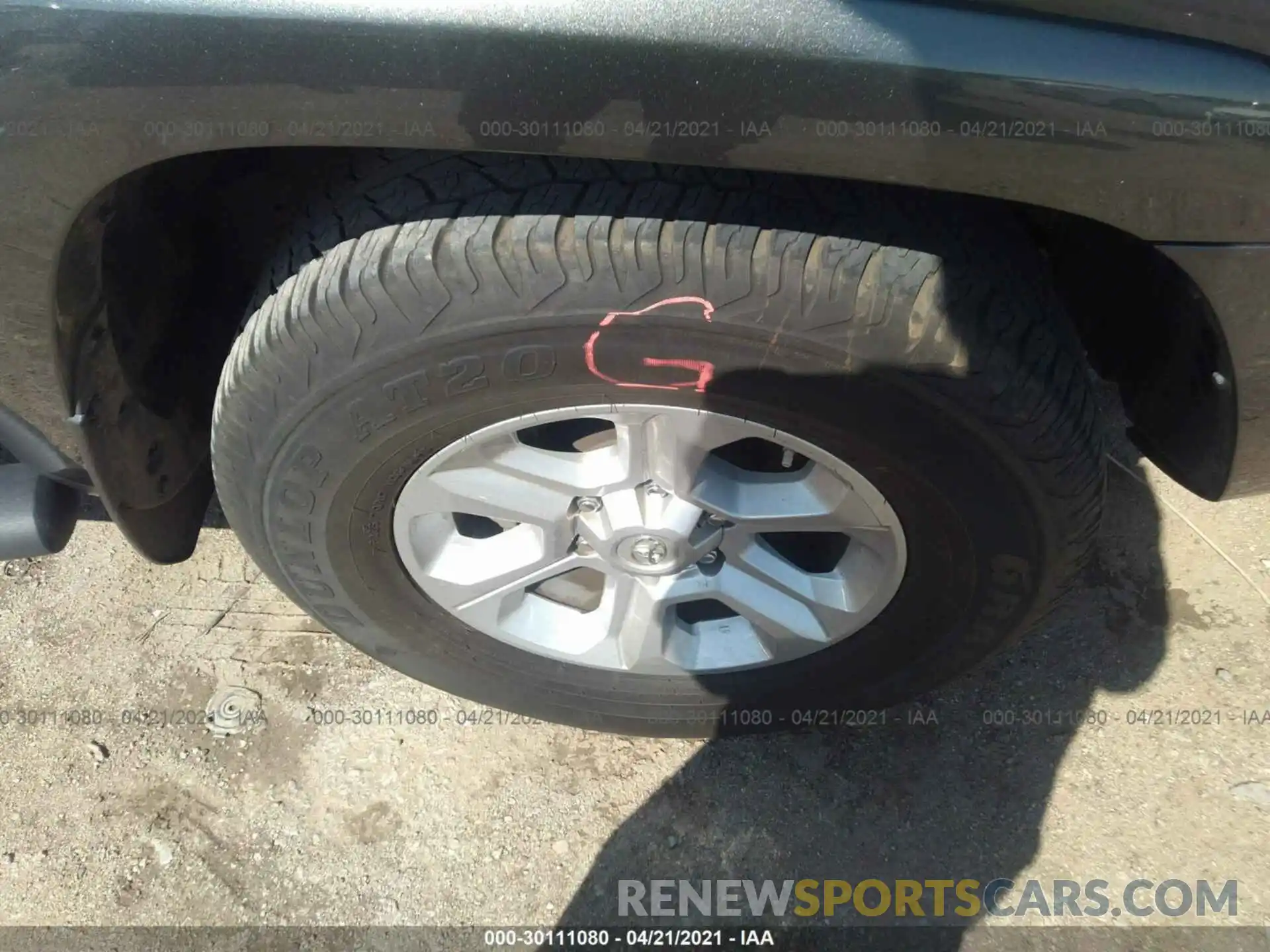 14 Photograph of a damaged car JTEZU5JR0K5204286 TOYOTA 4RUNNER 2019