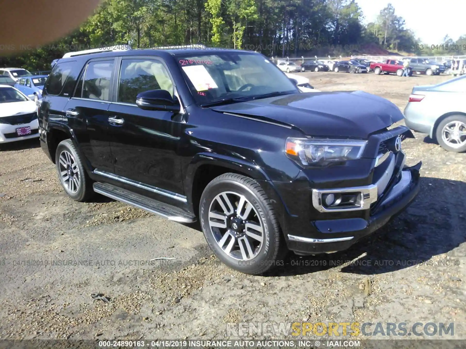 1 Photograph of a damaged car JTEZU5JR0K5205275 TOYOTA 4RUNNER 2019