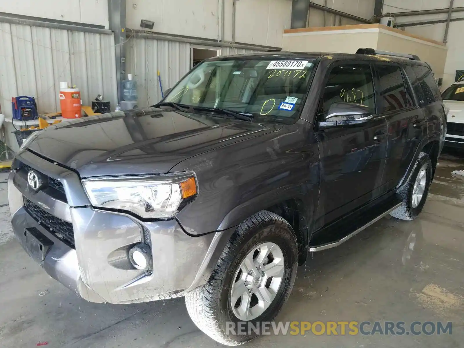 2 Фотография поврежденного автомобиля JTEZU5JR0K5207172 TOYOTA 4RUNNER 2019