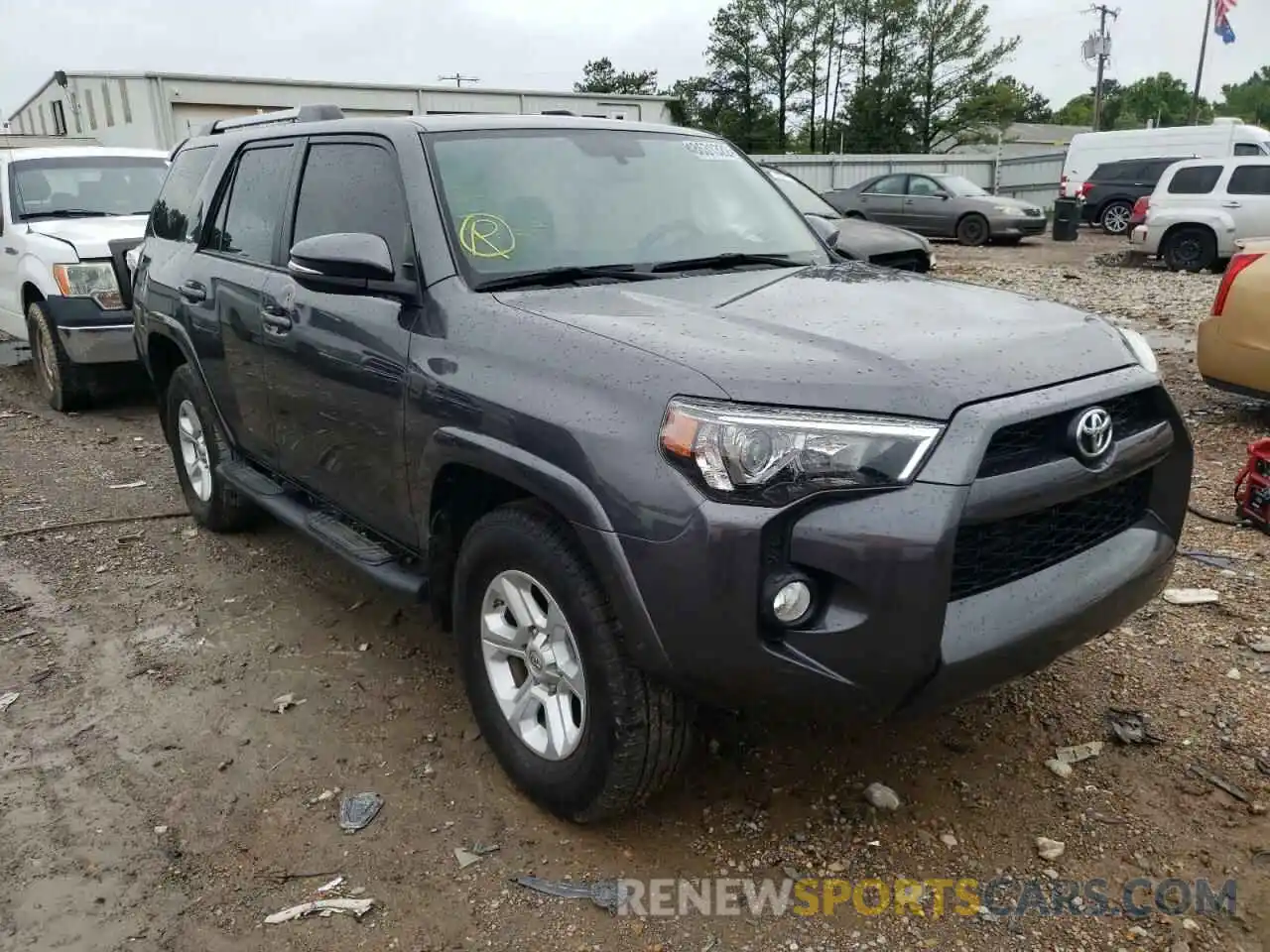 1 Photograph of a damaged car JTEZU5JR0K5209682 TOYOTA 4RUNNER 2019