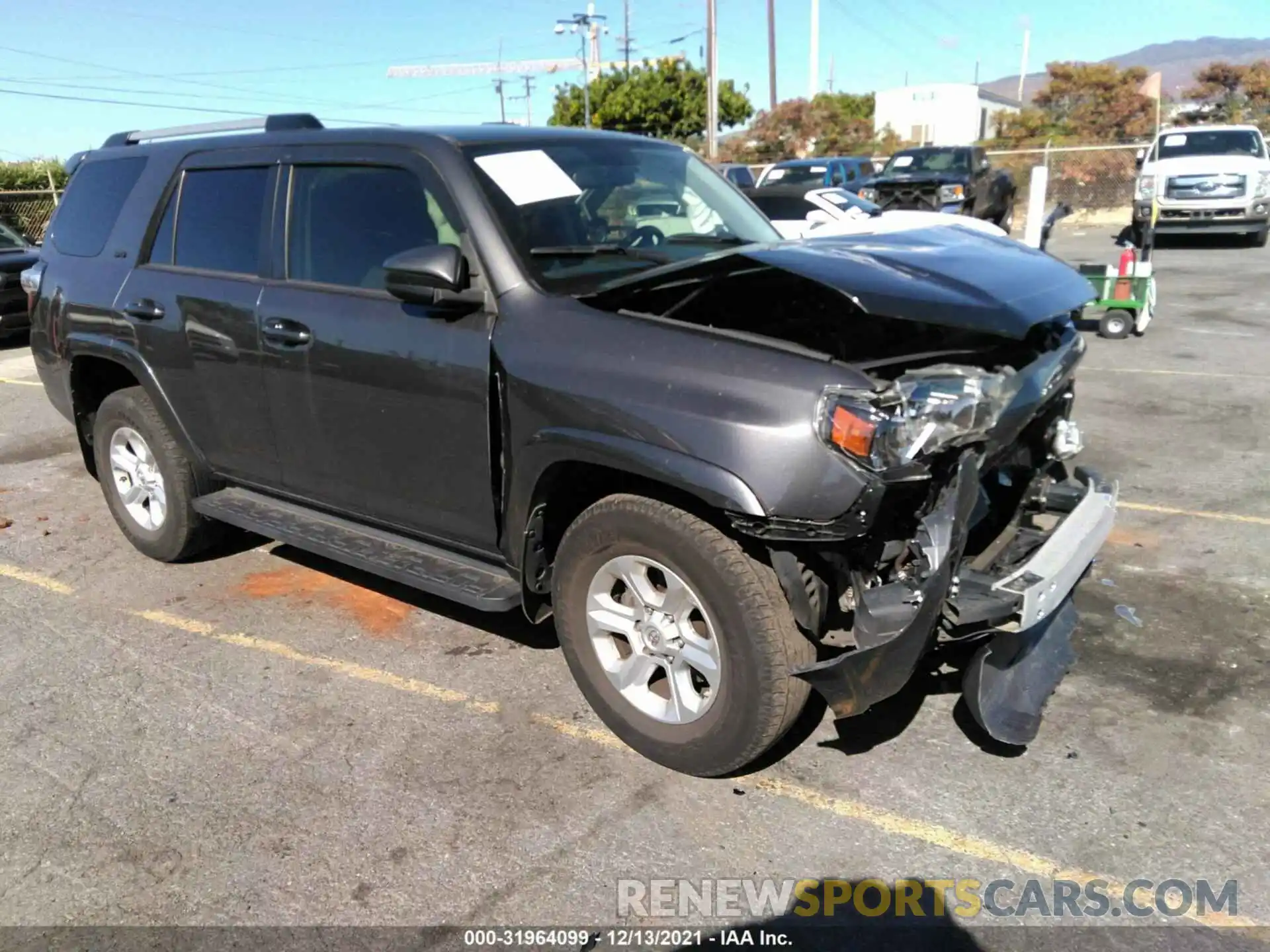 1 Фотография поврежденного автомобиля JTEZU5JR0K5210623 TOYOTA 4RUNNER 2019