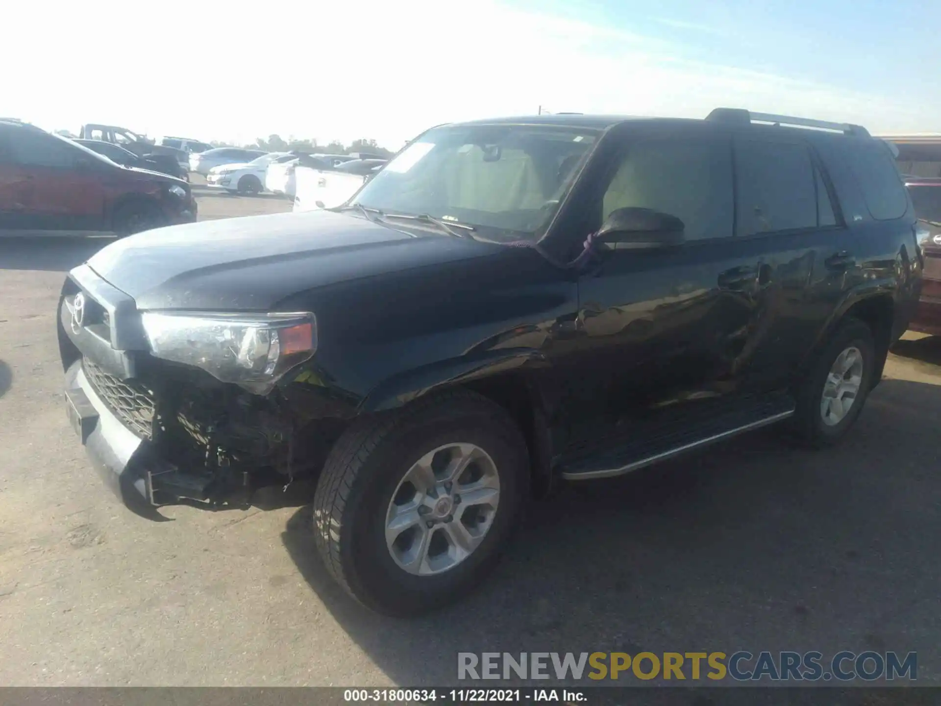 2 Фотография поврежденного автомобиля JTEZU5JR0K5212288 TOYOTA 4RUNNER 2019