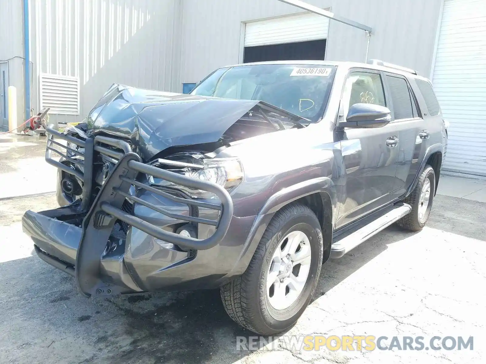 2 Photograph of a damaged car JTEZU5JR0K5212954 TOYOTA 4RUNNER 2019