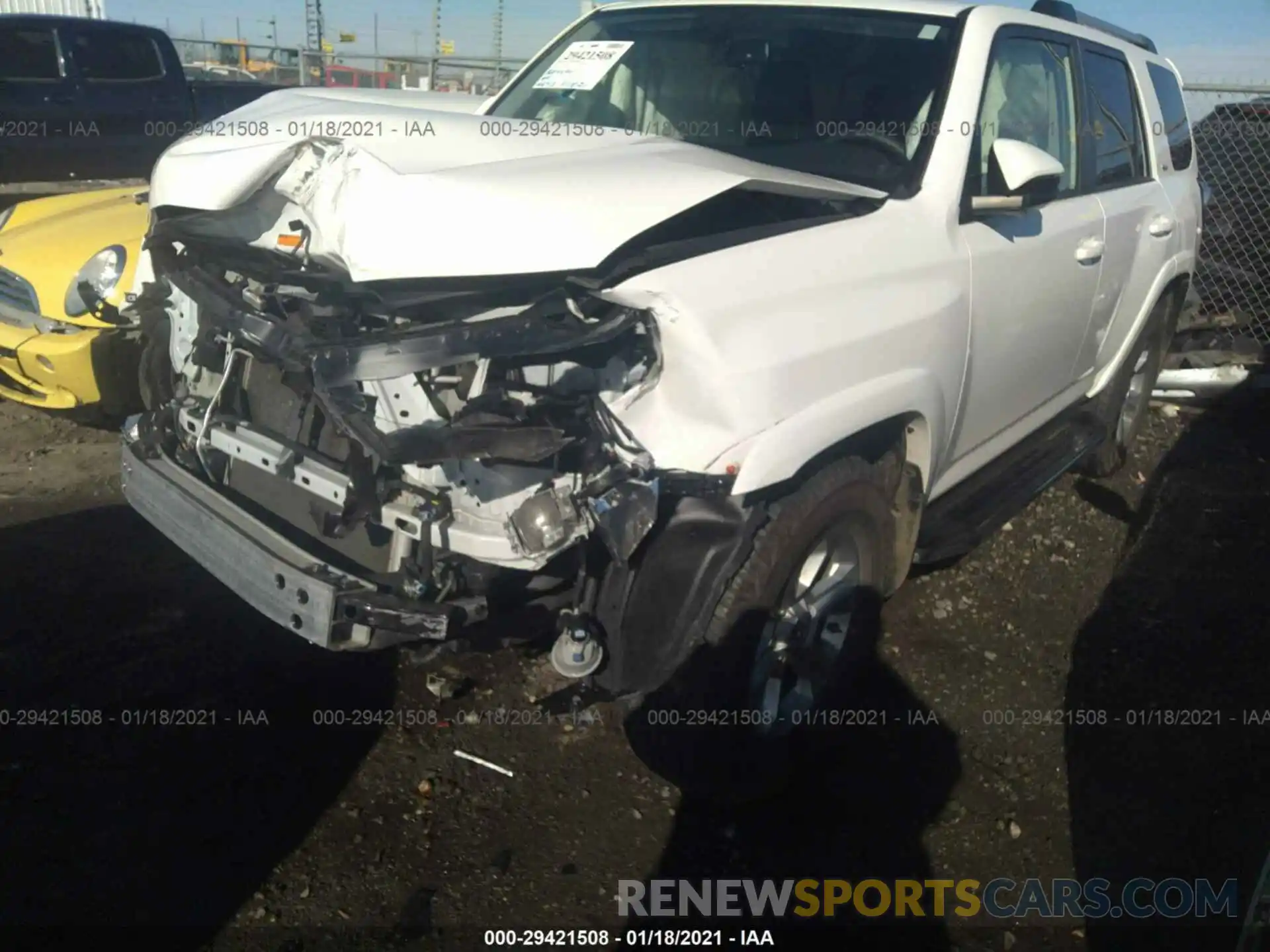 2 Photograph of a damaged car JTEZU5JR0K5212985 TOYOTA 4RUNNER 2019