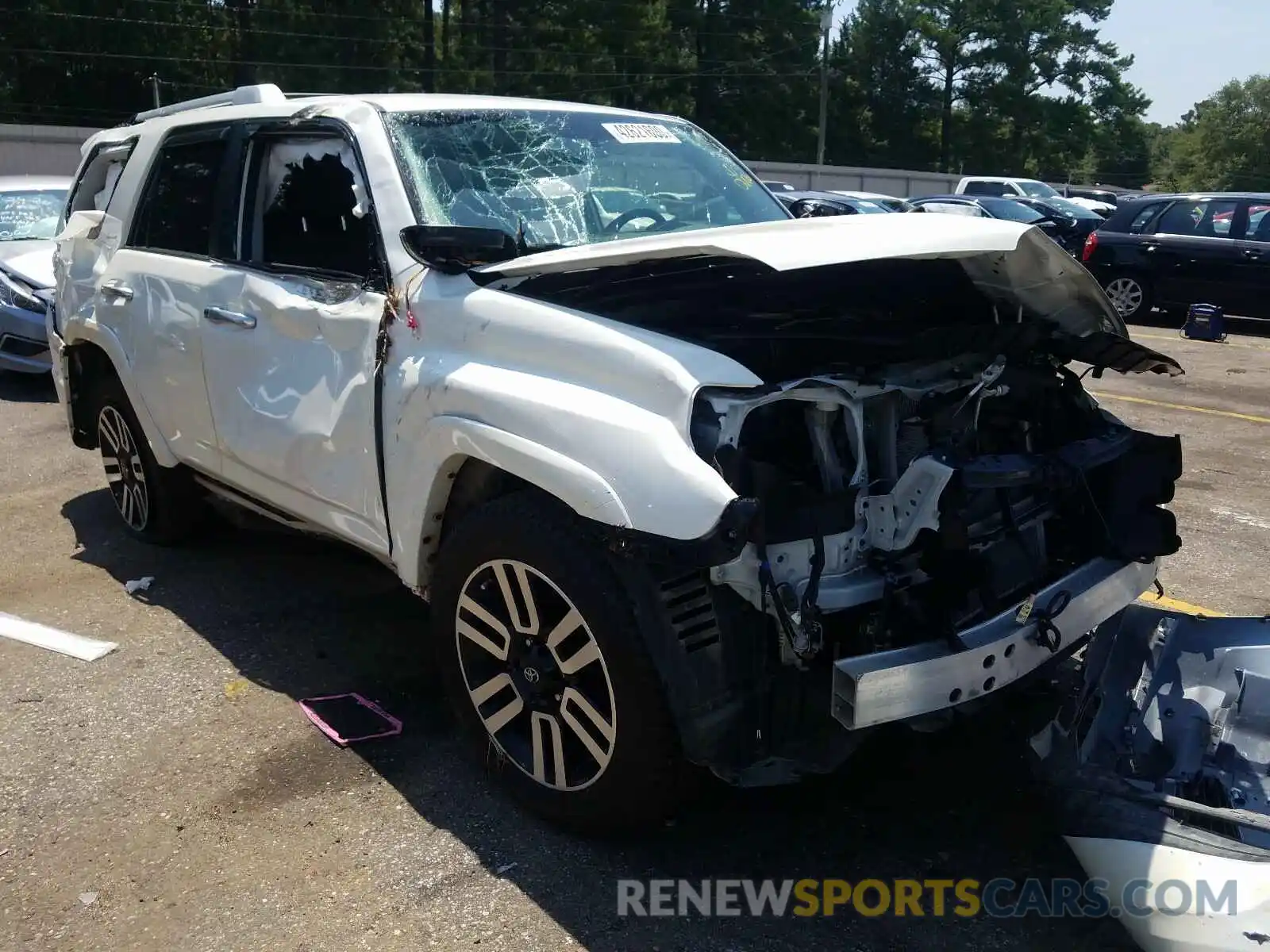 1 Photograph of a damaged car JTEZU5JR0K5213036 TOYOTA 4RUNNER 2019