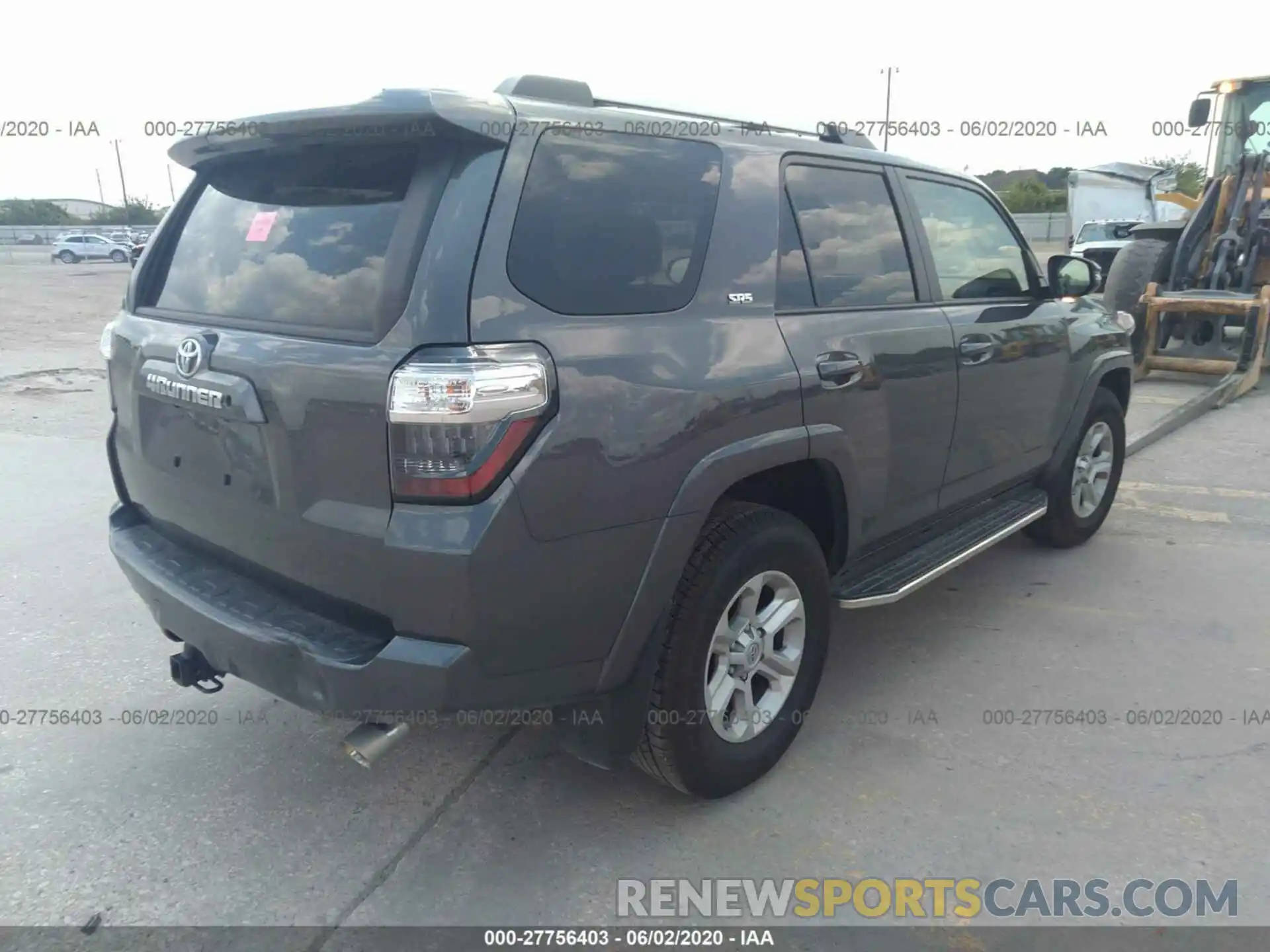 4 Фотография поврежденного автомобиля JTEZU5JR0K5213389 TOYOTA 4RUNNER 2019