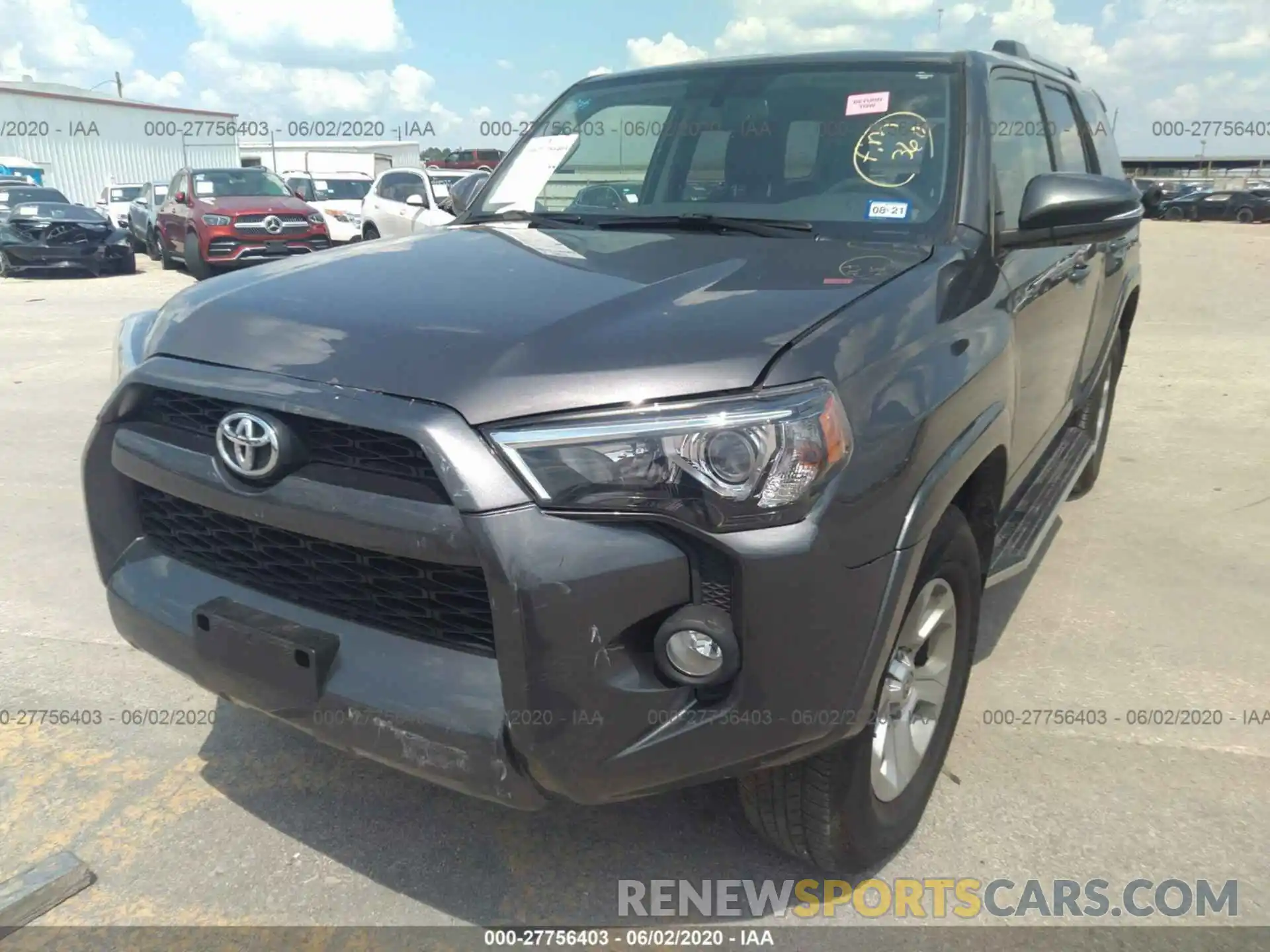 6 Photograph of a damaged car JTEZU5JR0K5213389 TOYOTA 4RUNNER 2019