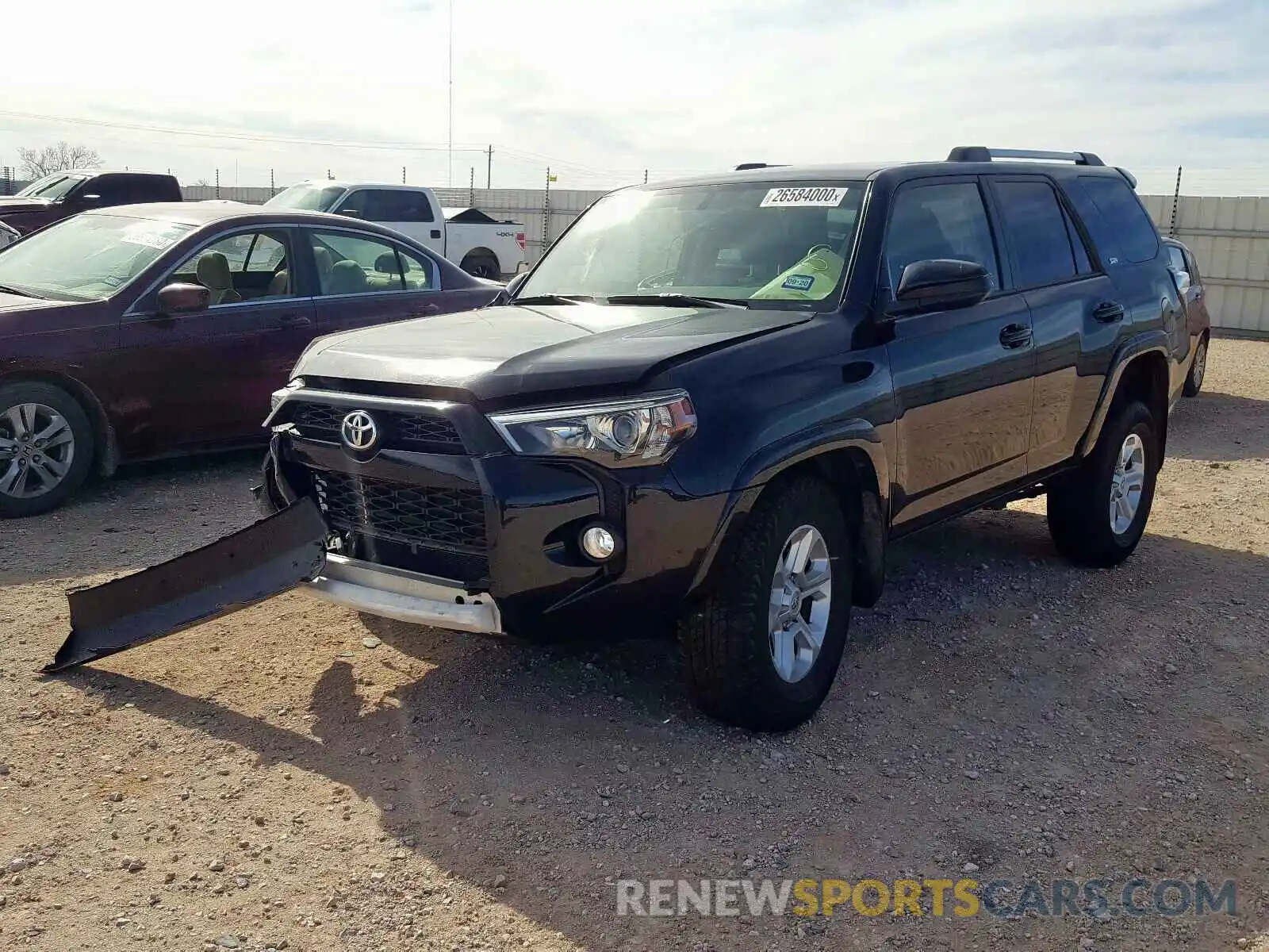 2 Photograph of a damaged car JTEZU5JR1K5192696 TOYOTA 4RUNNER 2019