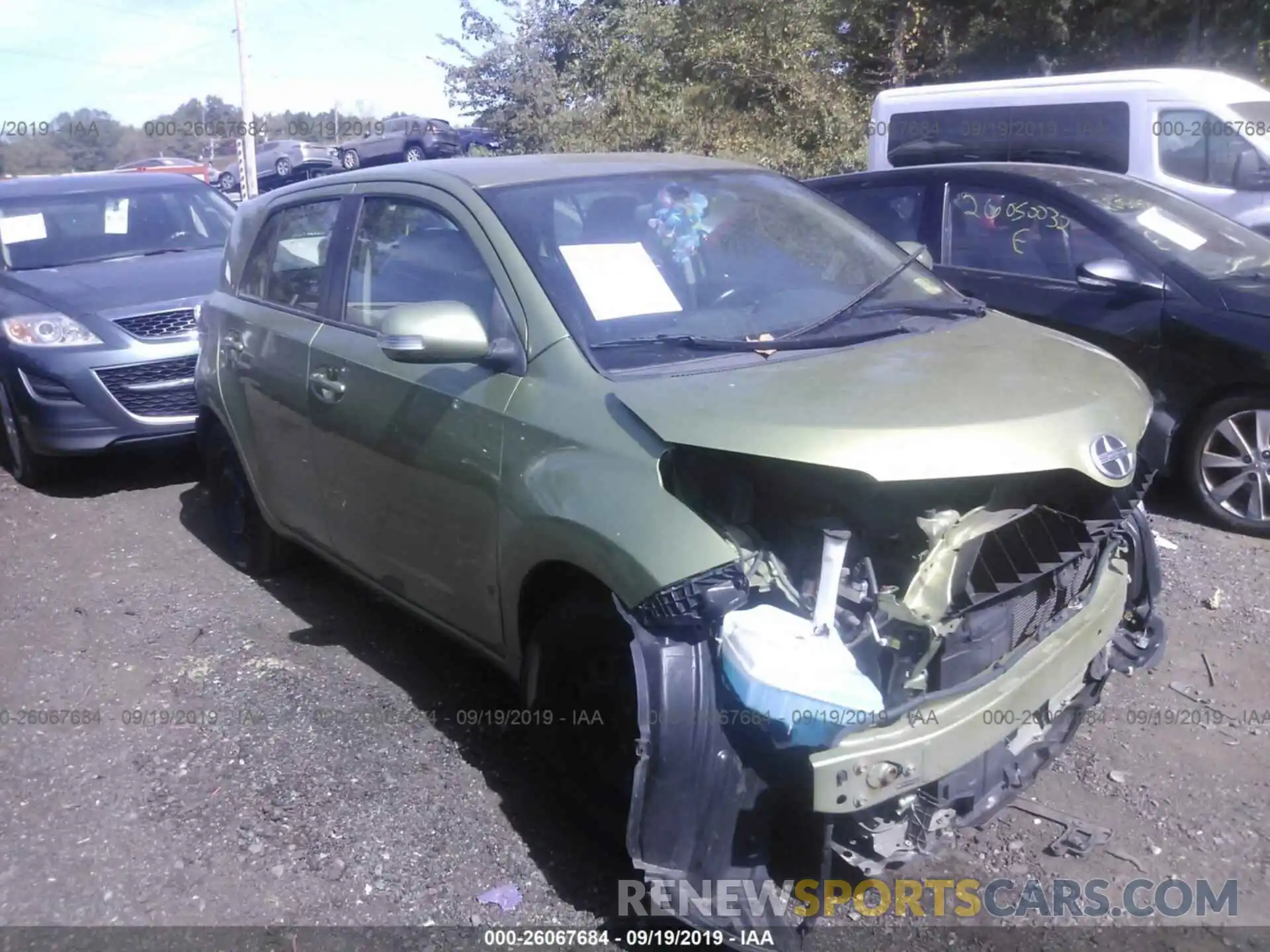 1 Photograph of a damaged car JTEZU5JR1K5192715 TOYOTA 4RUNNER 2019