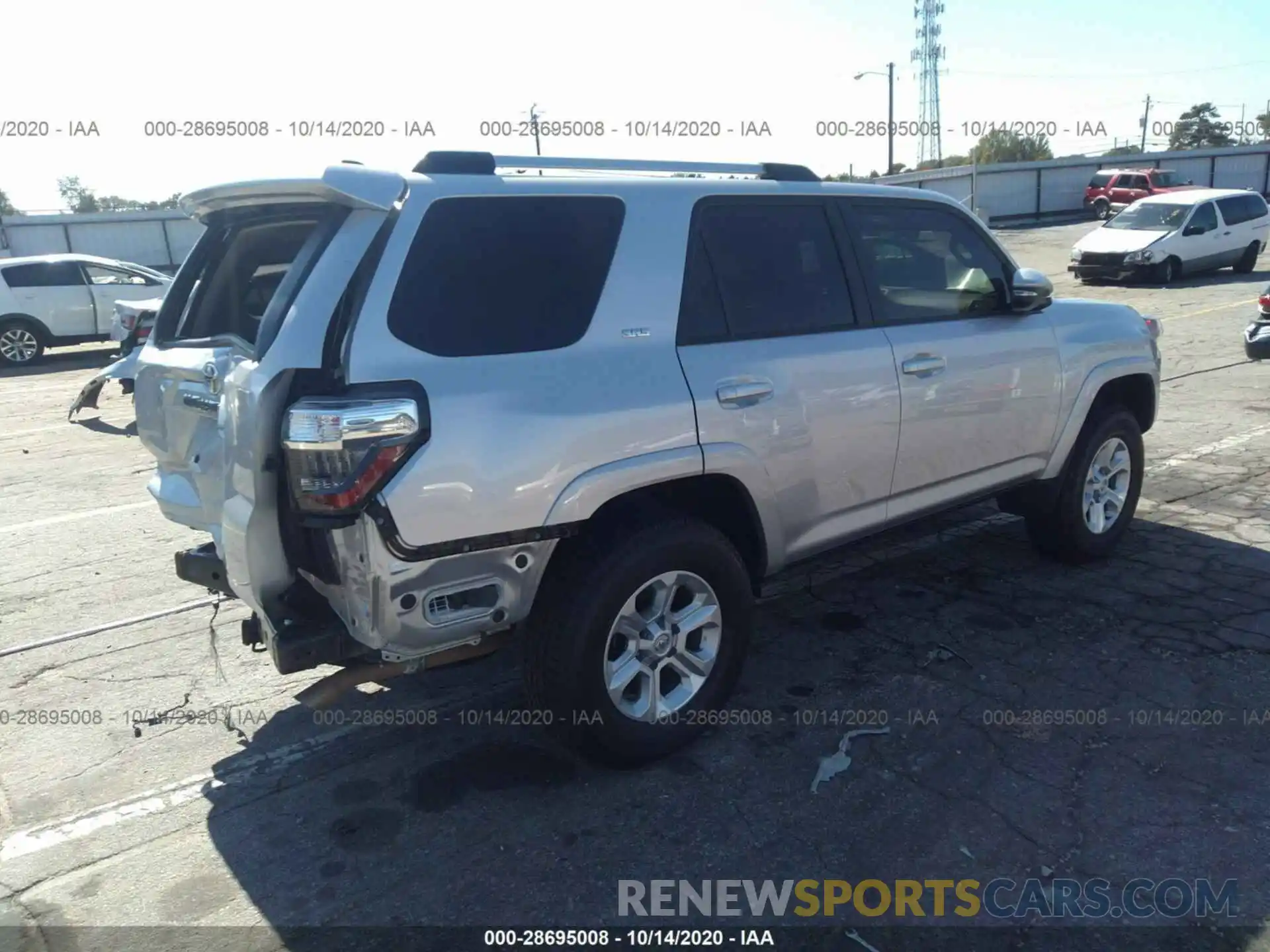 4 Фотография поврежденного автомобиля JTEZU5JR1K5195808 TOYOTA 4RUNNER 2019