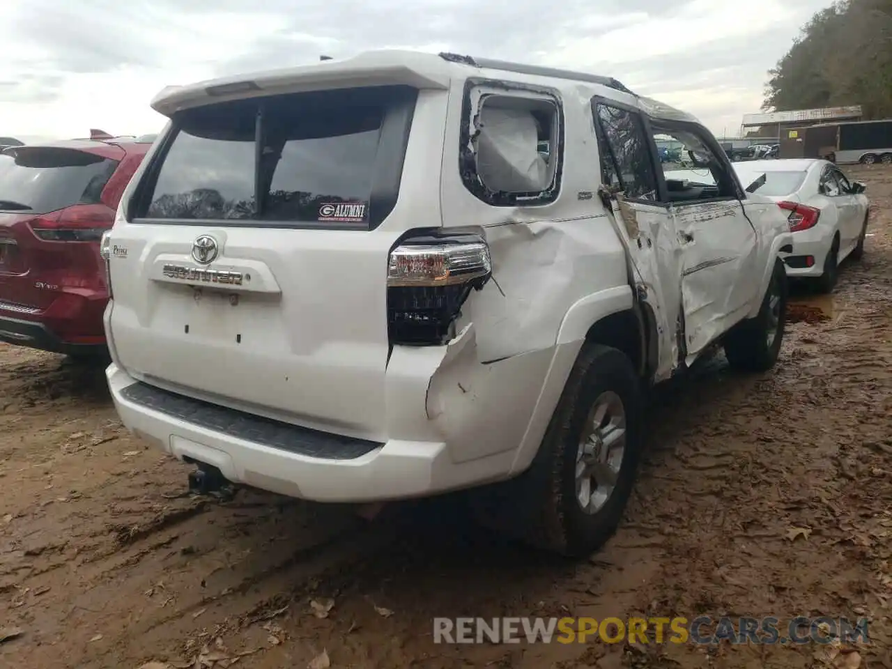 4 Photograph of a damaged car JTEZU5JR1K5196649 TOYOTA 4RUNNER 2019