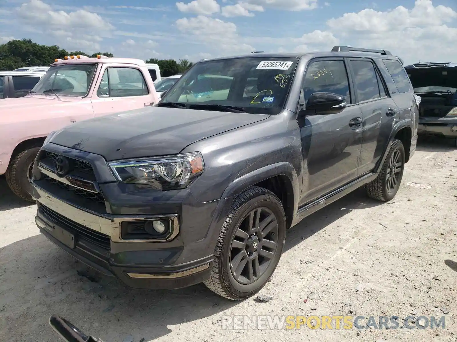 2 Photograph of a damaged car JTEZU5JR1K5198658 TOYOTA 4RUNNER 2019