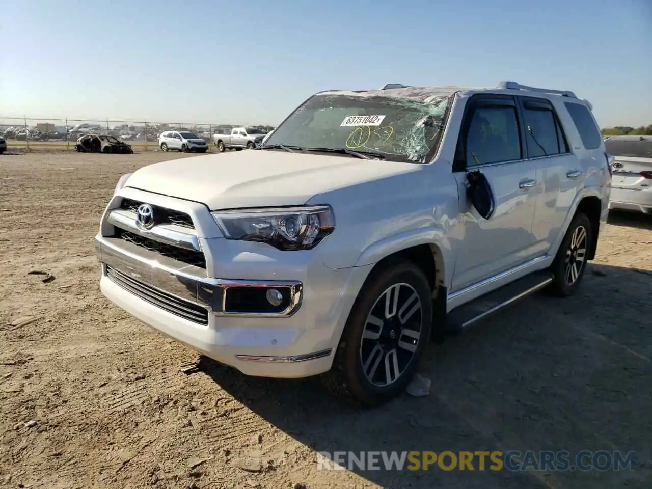 2 Photograph of a damaged car JTEZU5JR1K5199437 TOYOTA 4RUNNER 2019