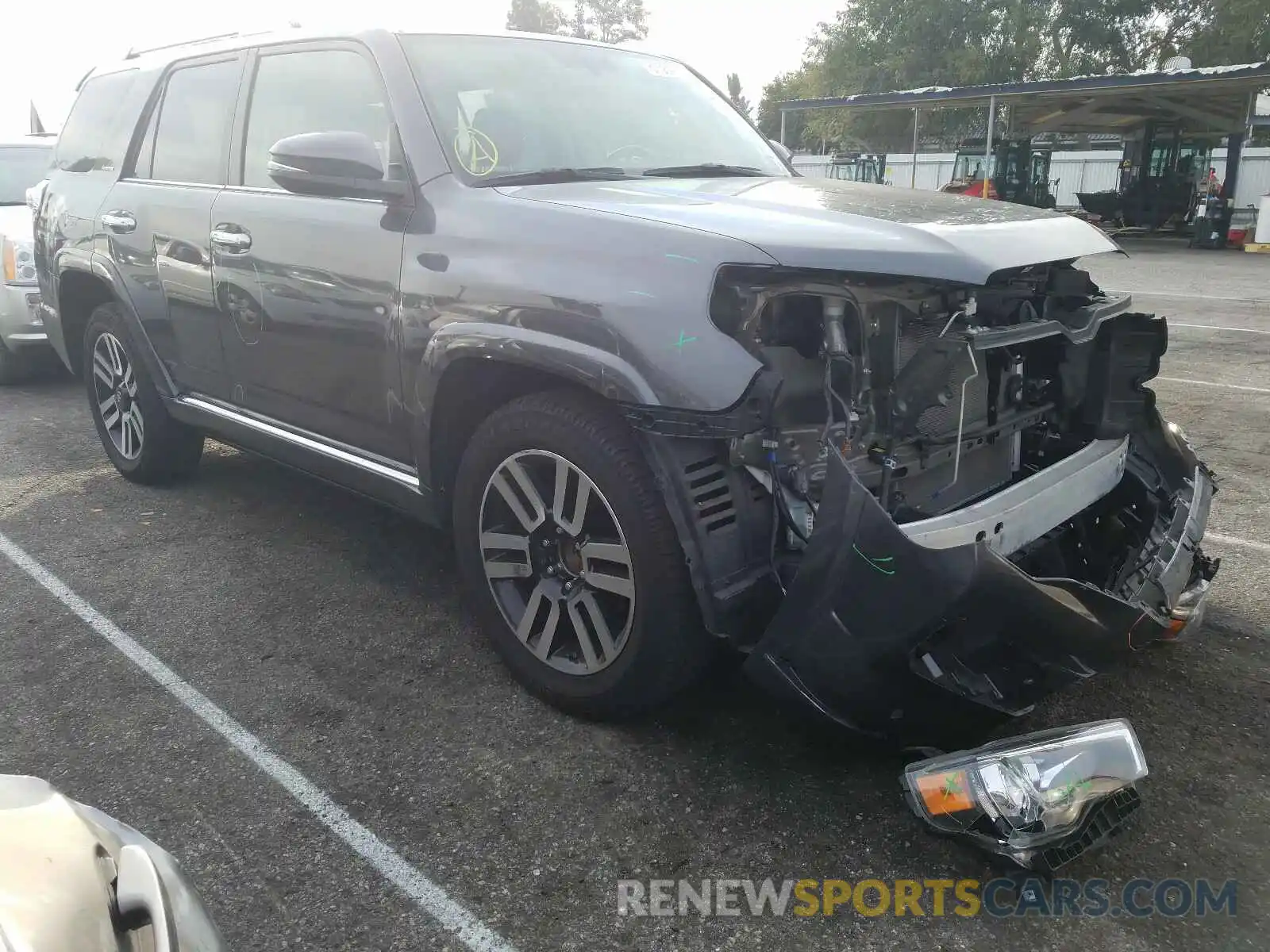 1 Photograph of a damaged car JTEZU5JR1K5201137 TOYOTA 4RUNNER 2019