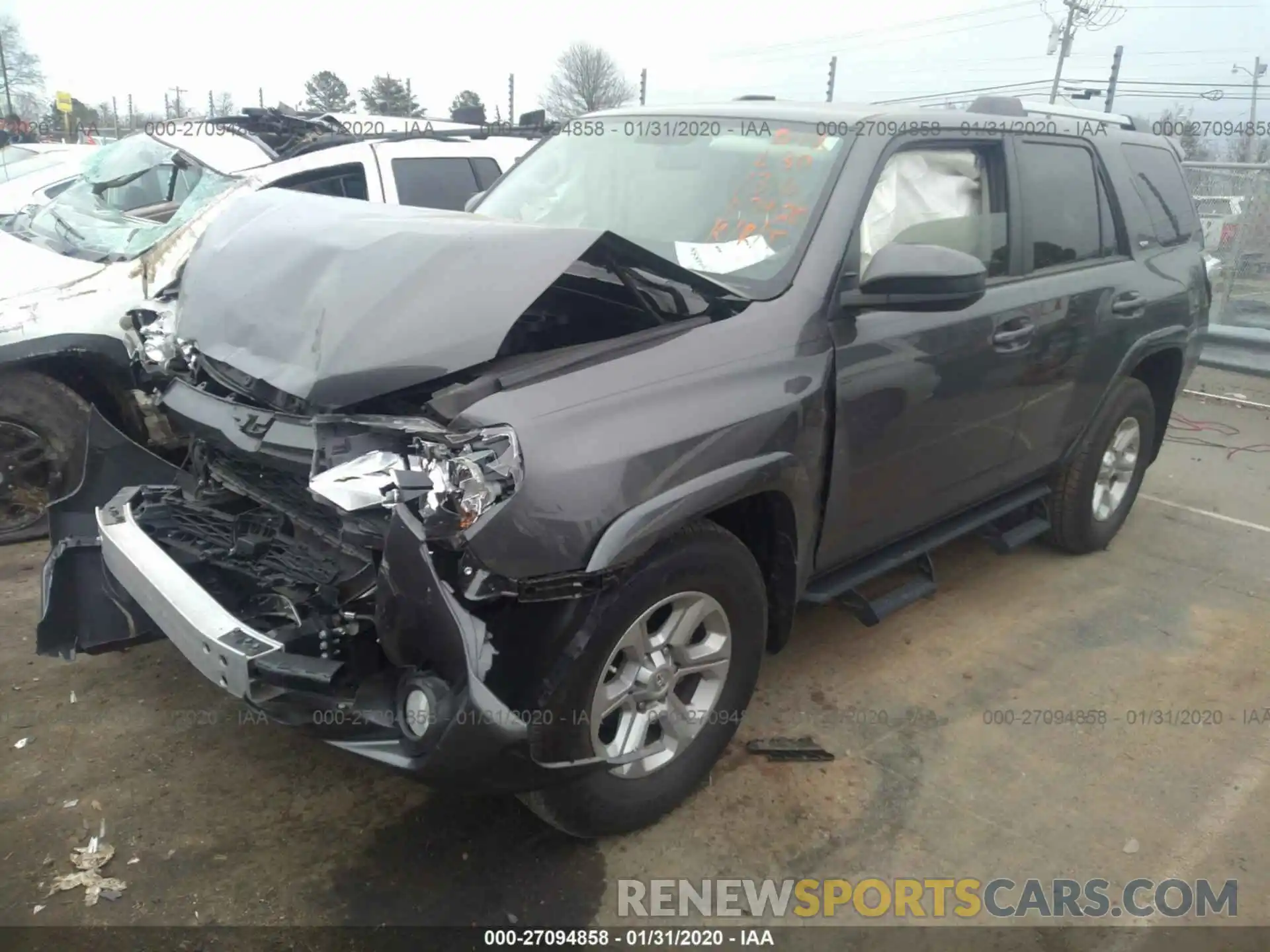 2 Photograph of a damaged car JTEZU5JR1K5201316 TOYOTA 4RUNNER 2019