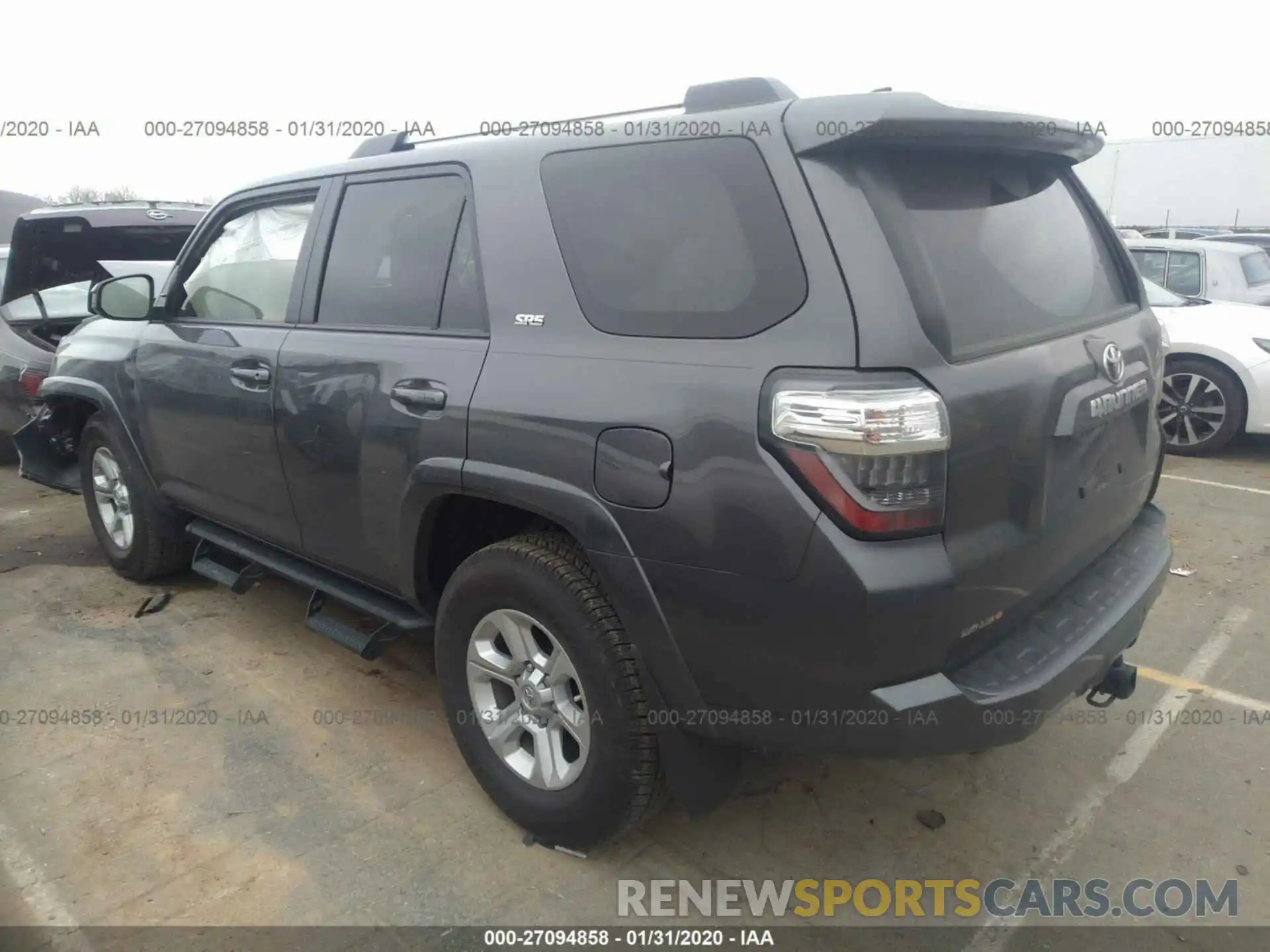 3 Фотография поврежденного автомобиля JTEZU5JR1K5201316 TOYOTA 4RUNNER 2019