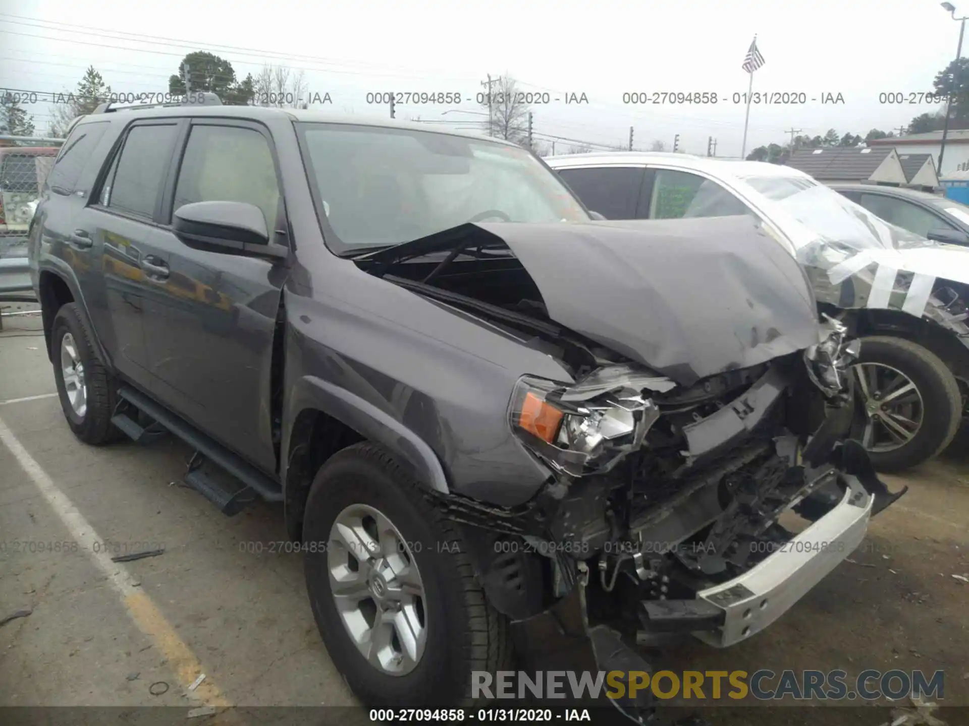 6 Photograph of a damaged car JTEZU5JR1K5201316 TOYOTA 4RUNNER 2019