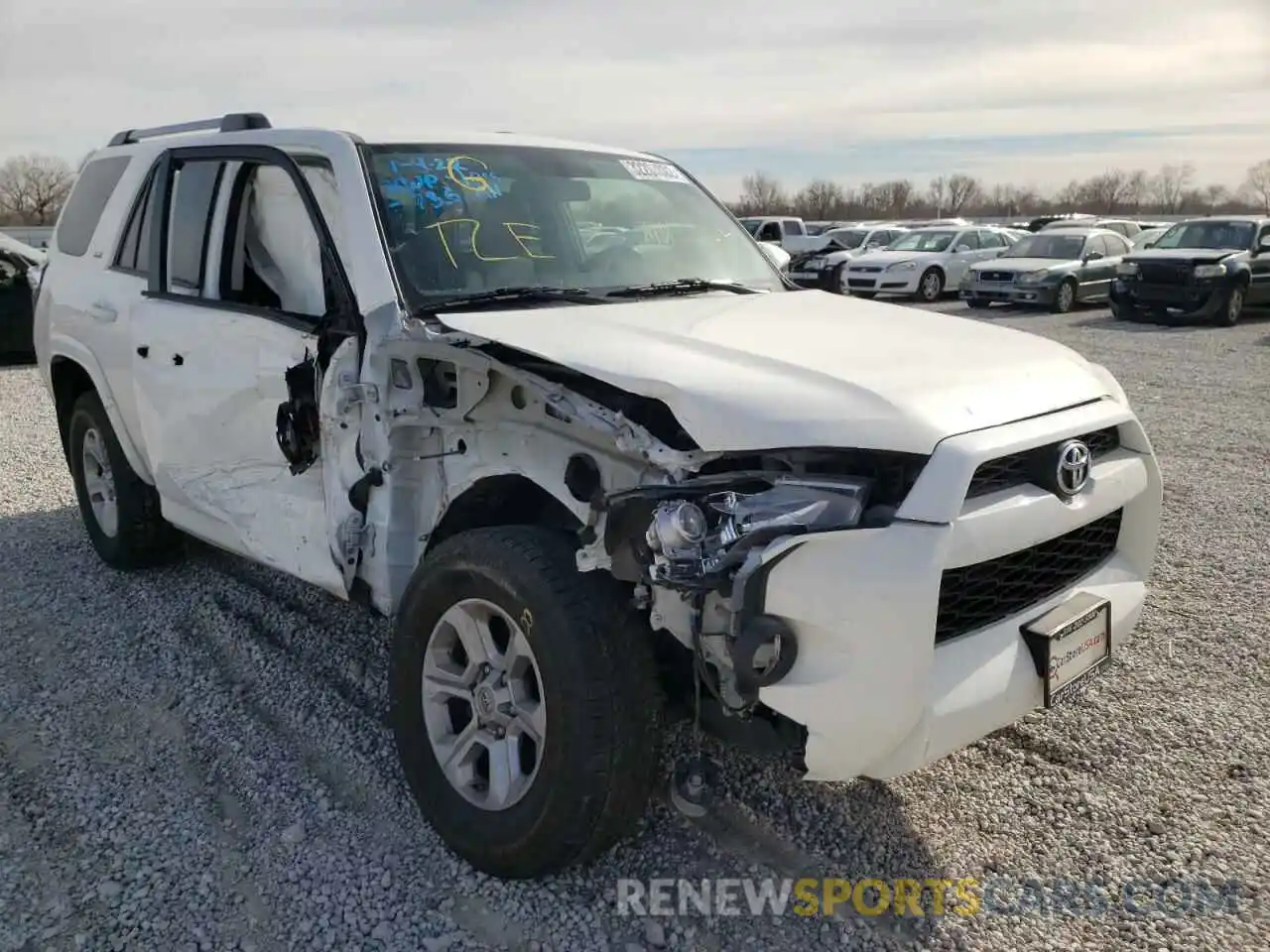 1 Photograph of a damaged car JTEZU5JR1K5204071 TOYOTA 4RUNNER 2019